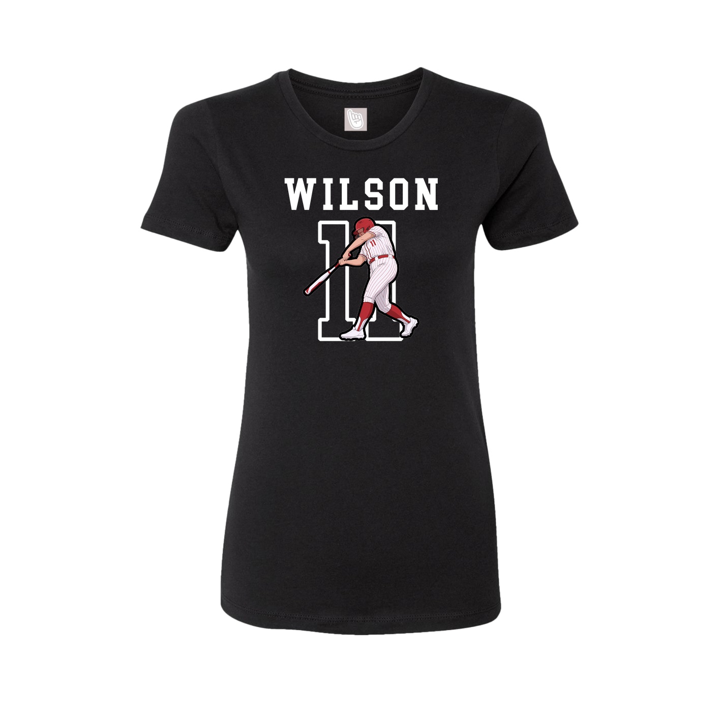 Fitted Women's Tee — Shirsey in Black