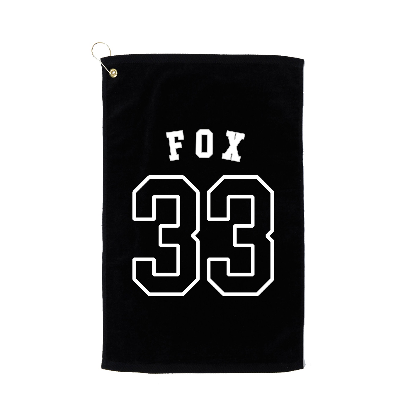 Golf Towel — Shirsey Arch in Black