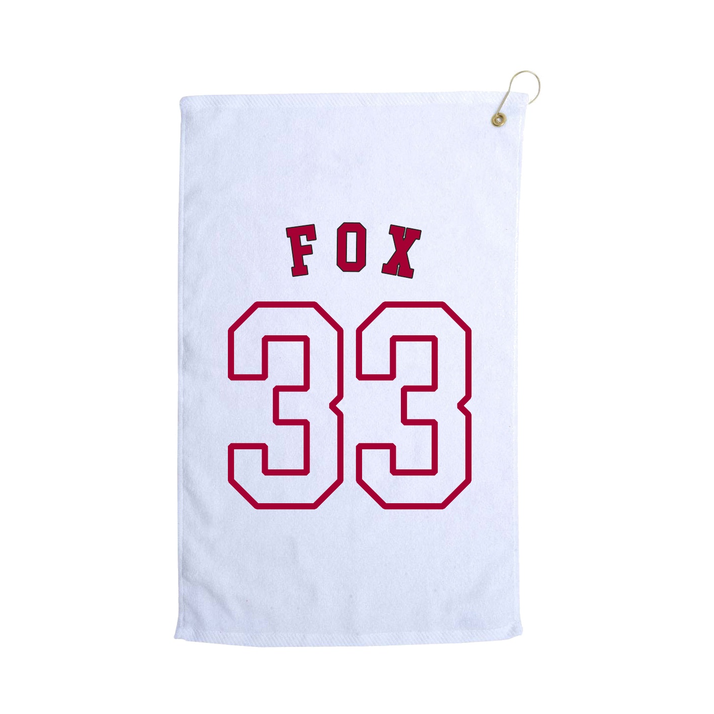 Golf Towel — Shirsey Arch in White