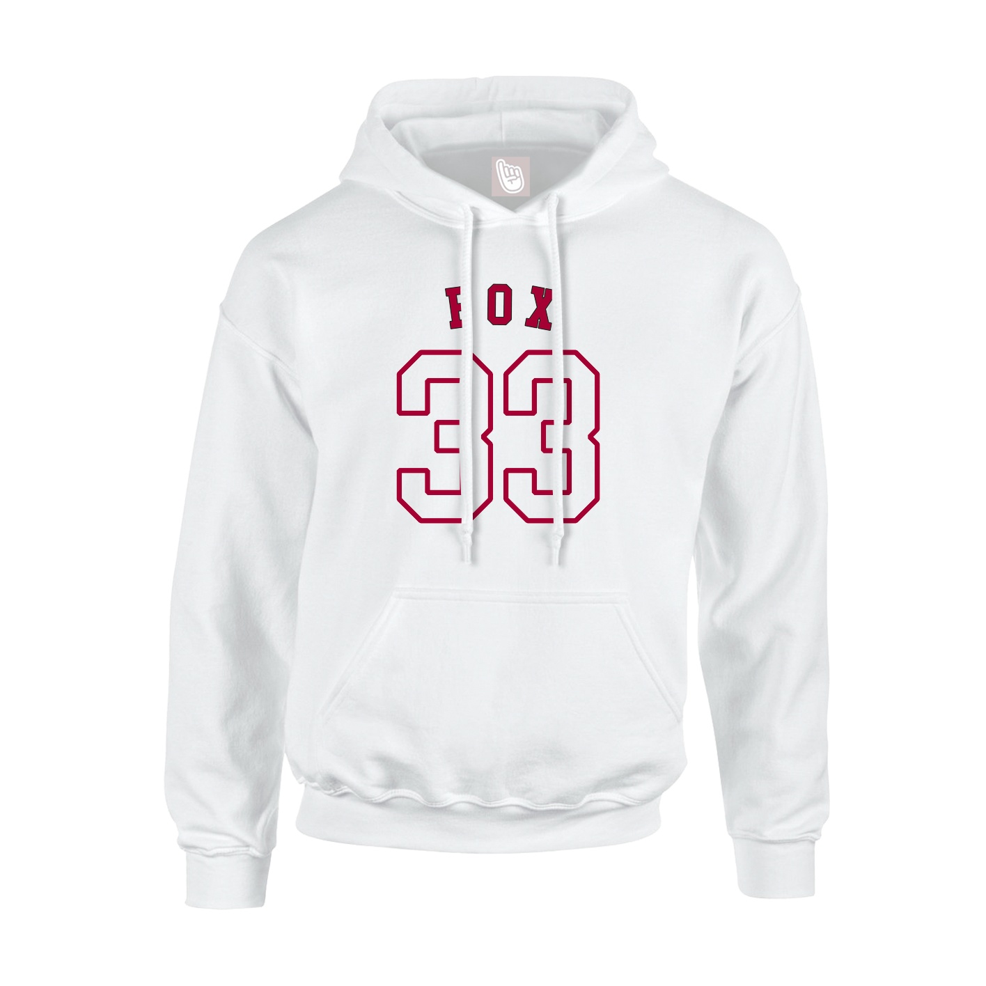 Hoodie — Shirsey Arch in White