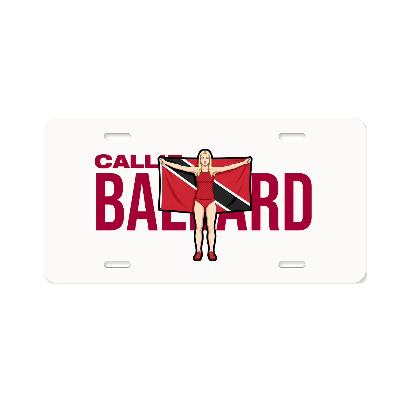 License Plate — Player Name in Classic