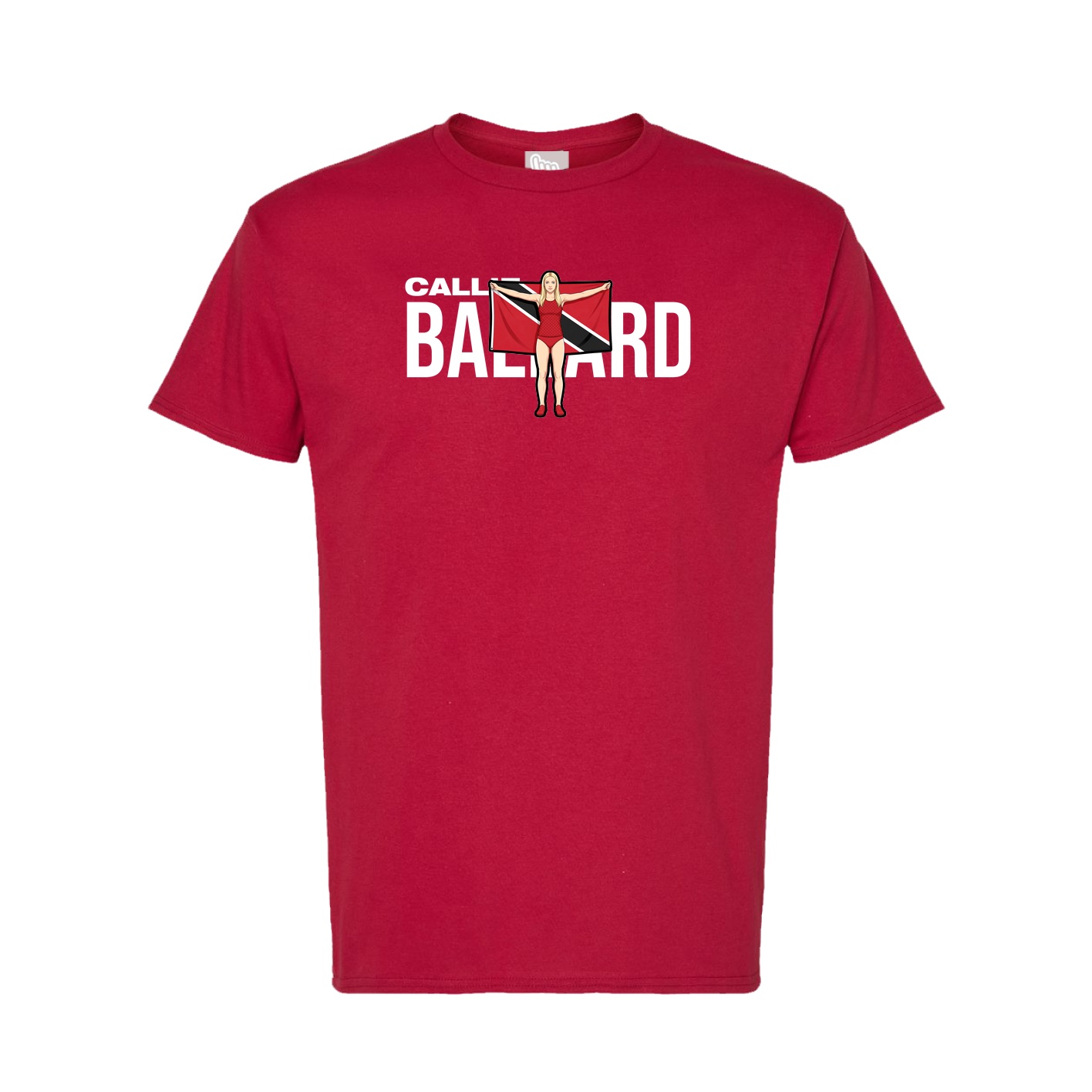 Tee — Player Name in Crimson