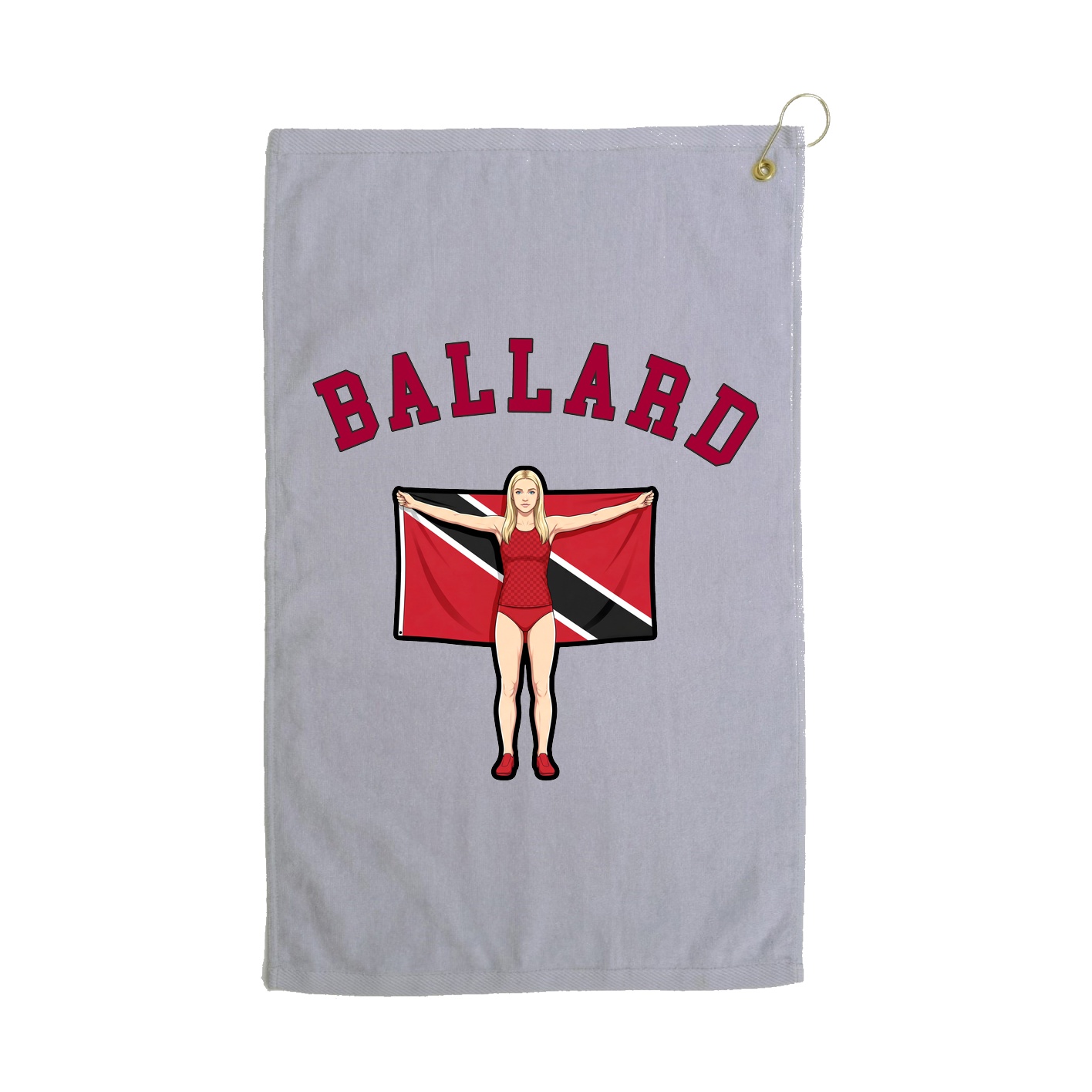 Golf Towel — Shirsey Arch in Grey