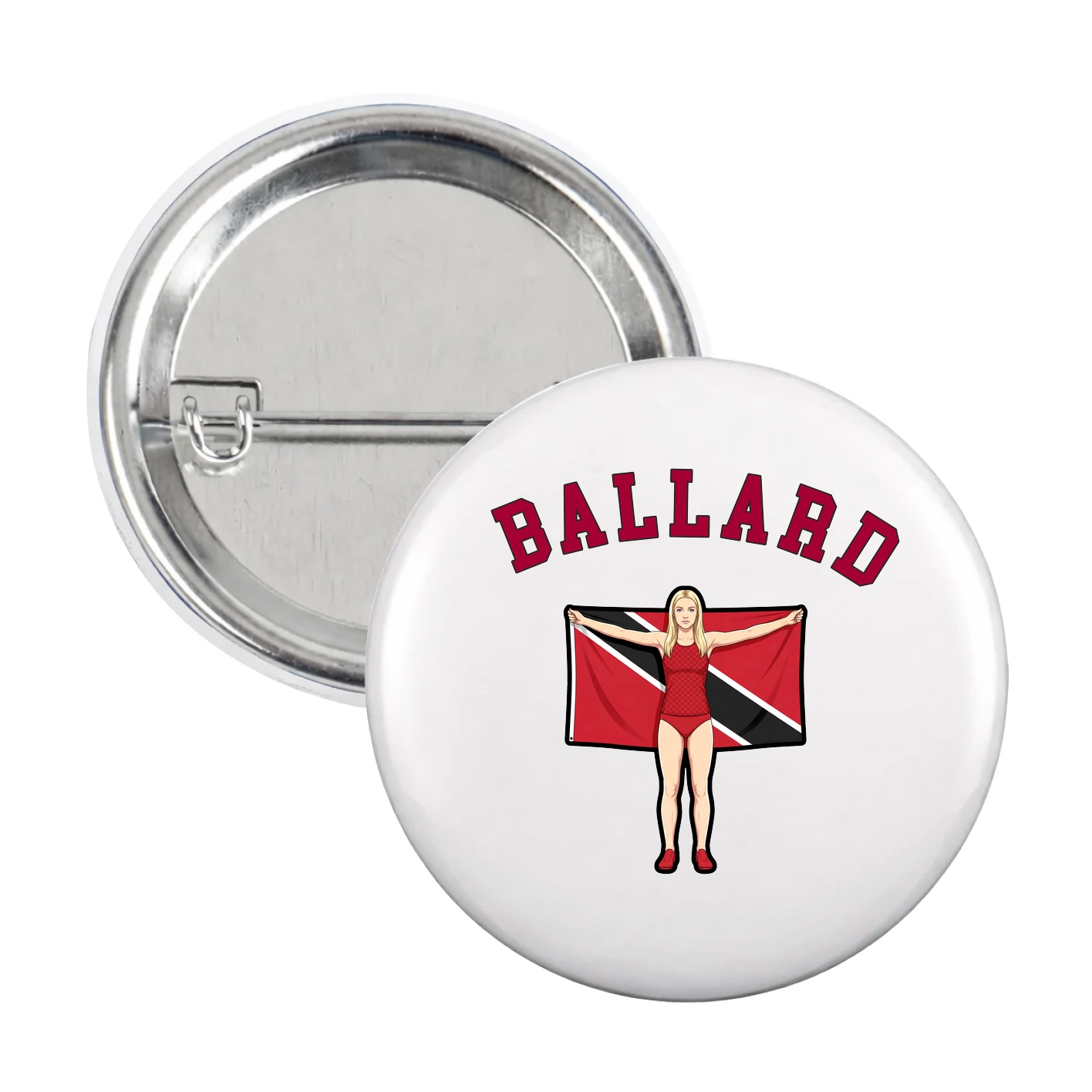 Game Day Button — Shirsey Arch in White