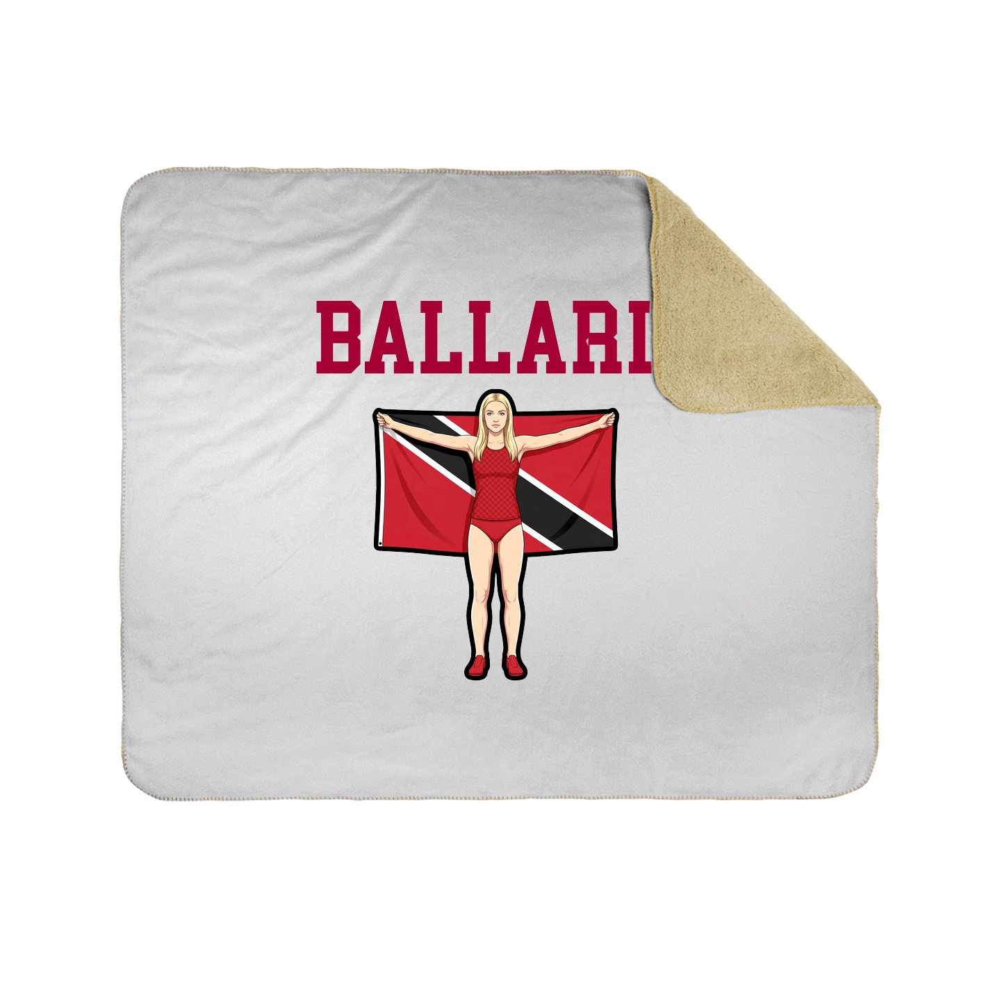 Throw Blanket — Shirsey in White