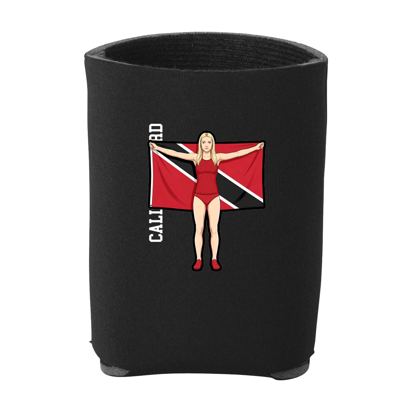 Can Holder — Name Vertical in Black