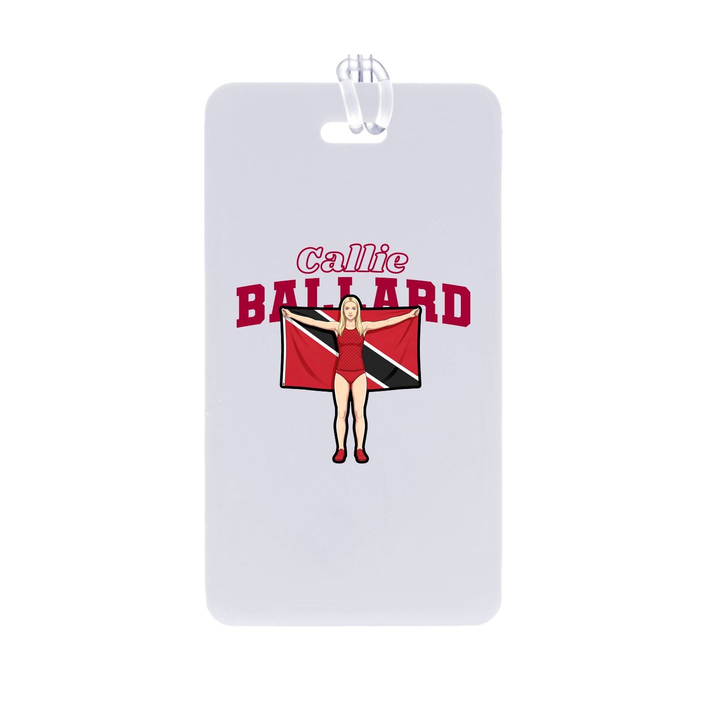 Bag Tag — Name Arch in Classic