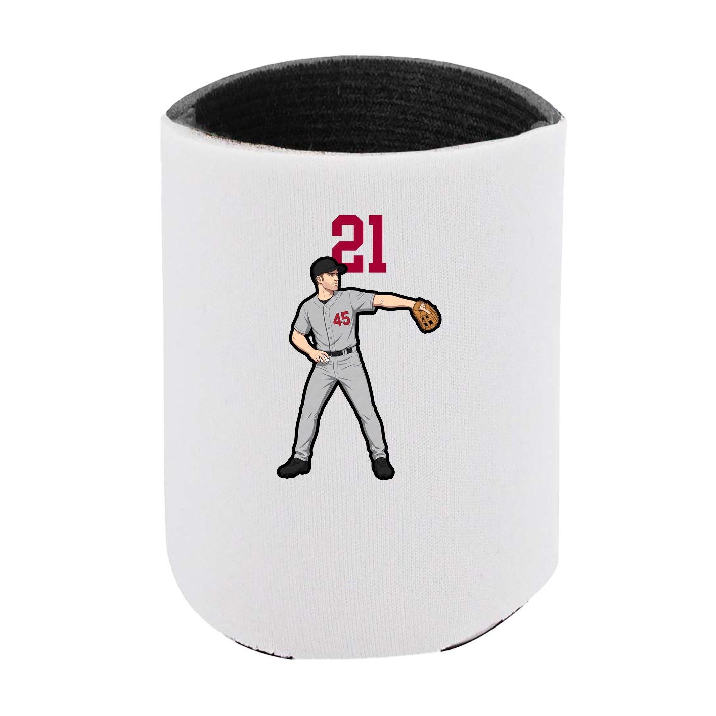 Can Holder — Number Top in White