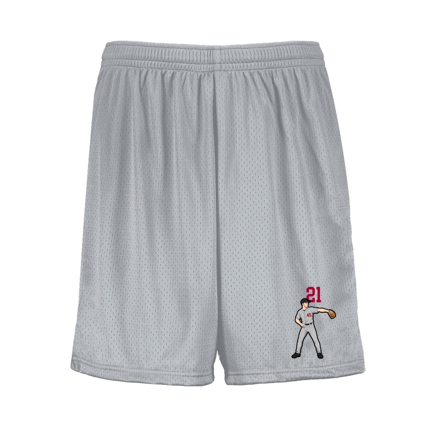 Shorts — Number Top in Silver