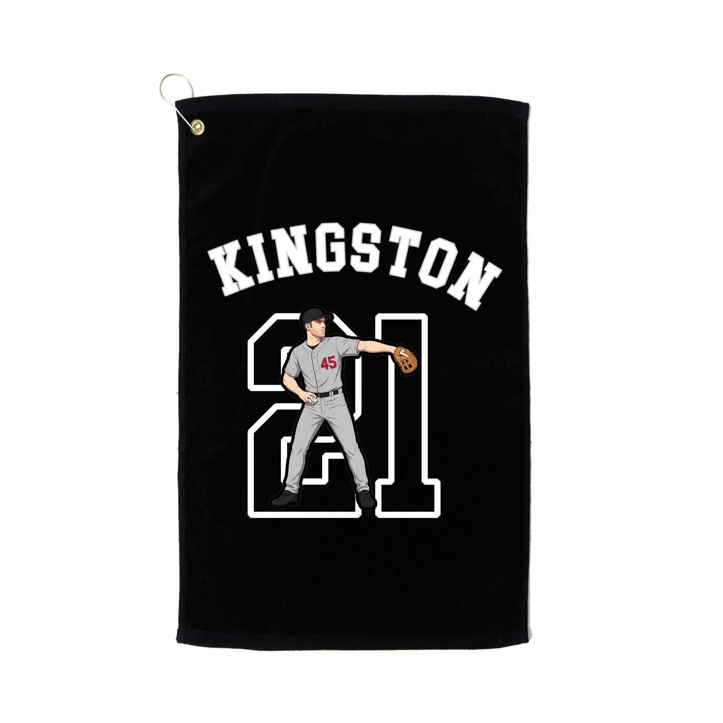 Golf Towel — Shirsey Arch in Black