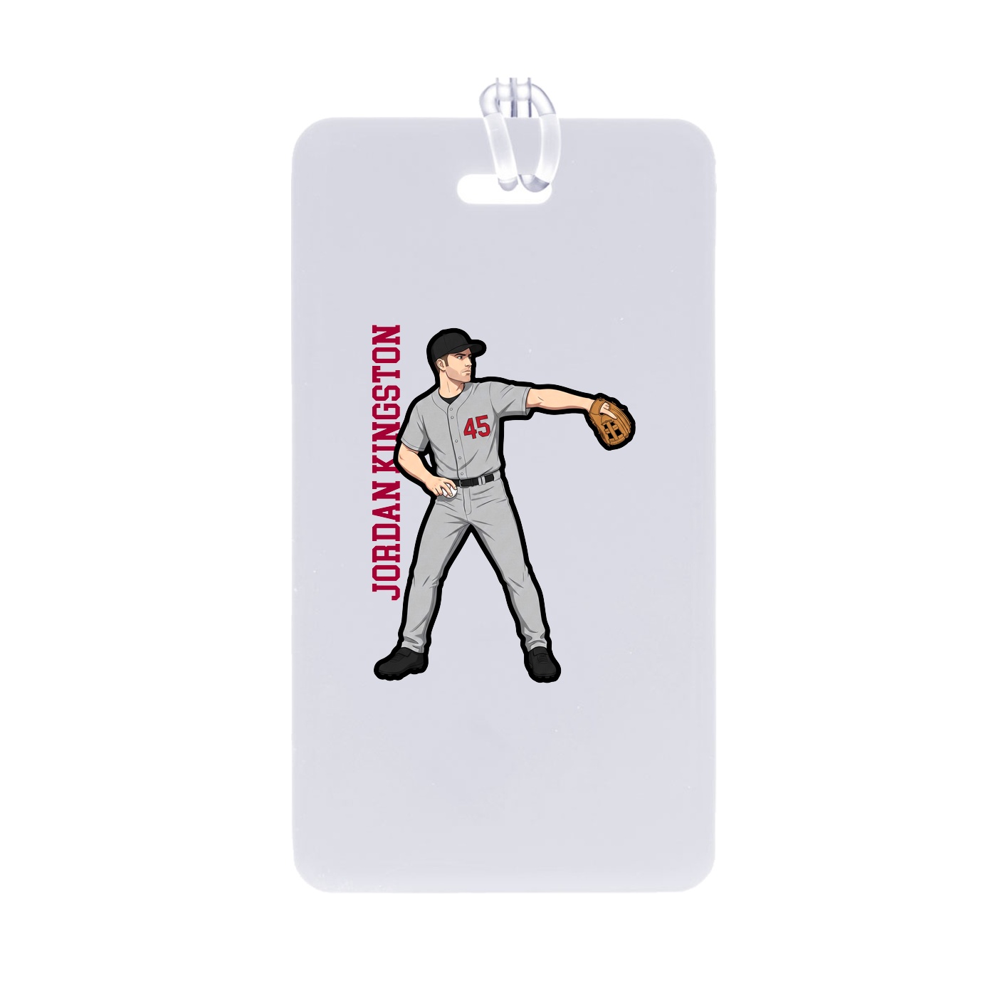 Bag Tag — Name Vertical in Classic