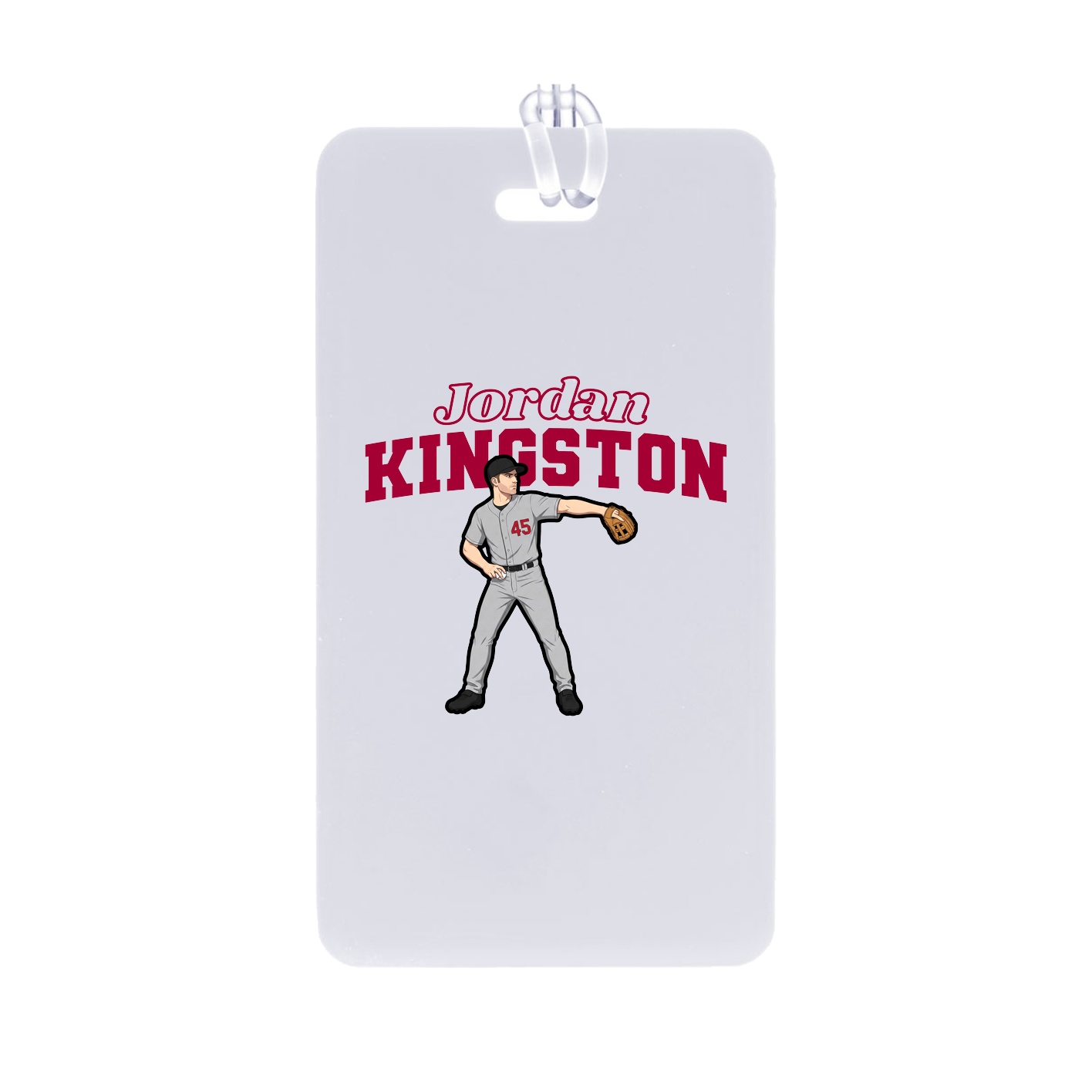 Bag Tag — Name Arch in Classic
