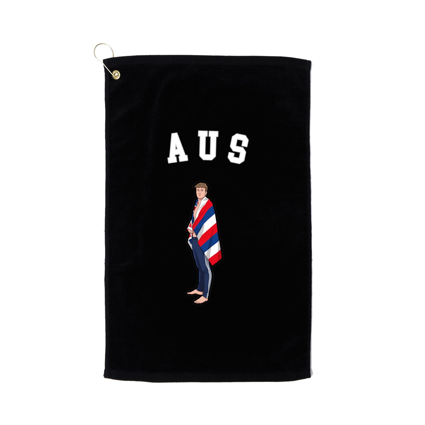 Golf Towel — Shirsey Arch in Black