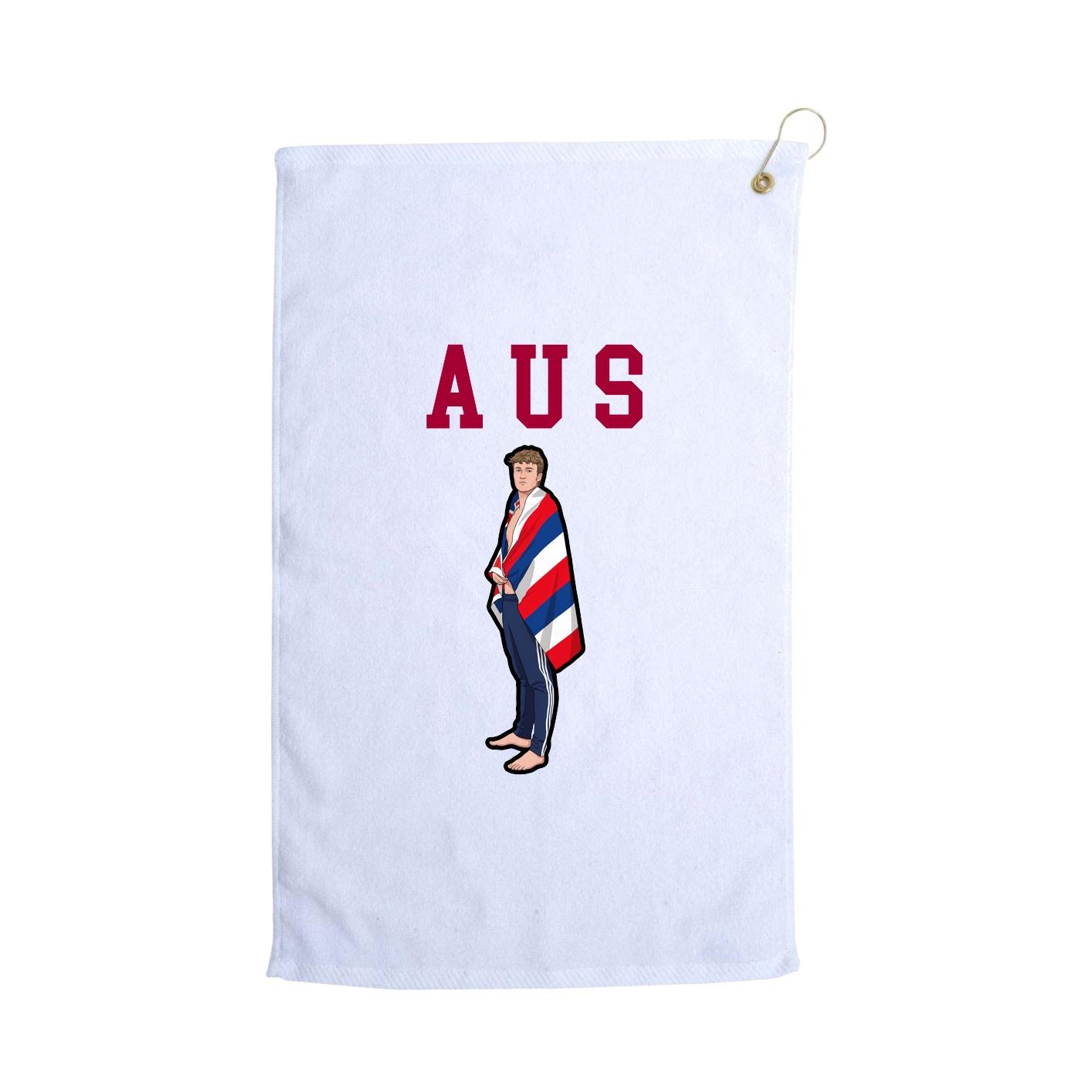 Golf Towel — Shirsey in White