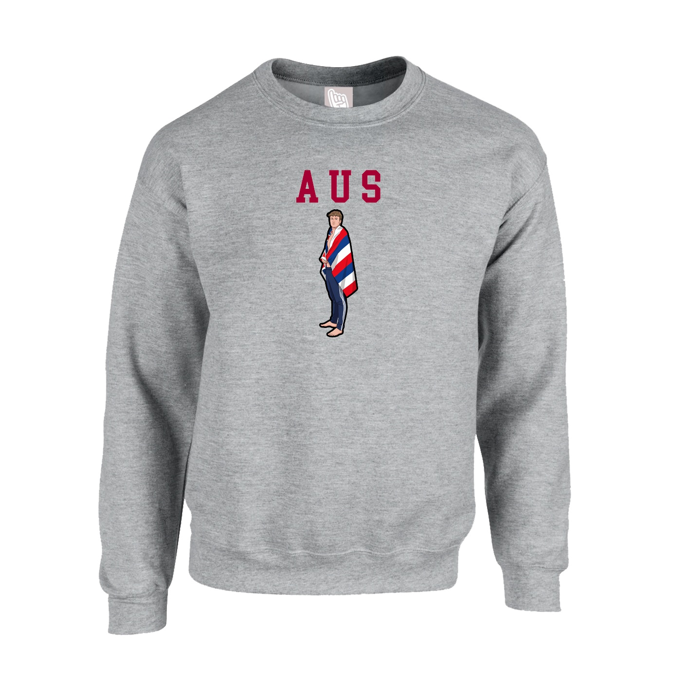 Fleece Crew — Shirsey in Grey