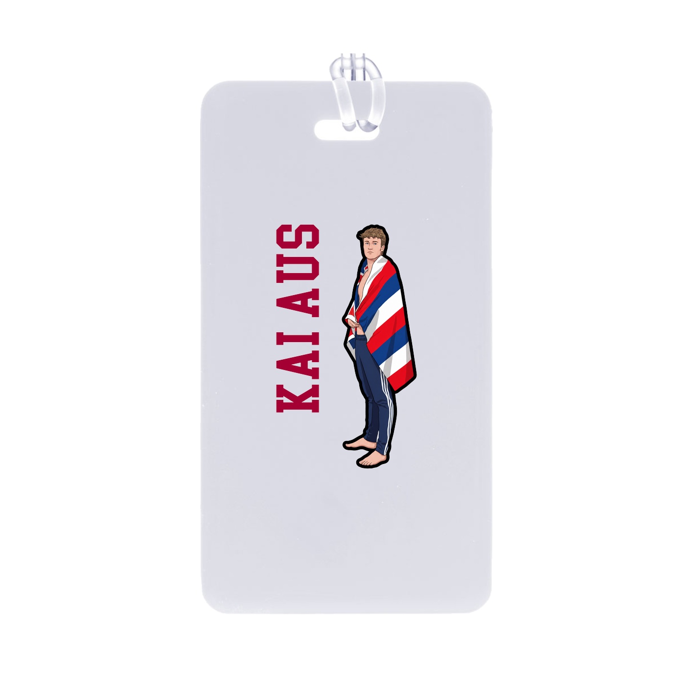 Bag Tag — Name Vertical in Classic