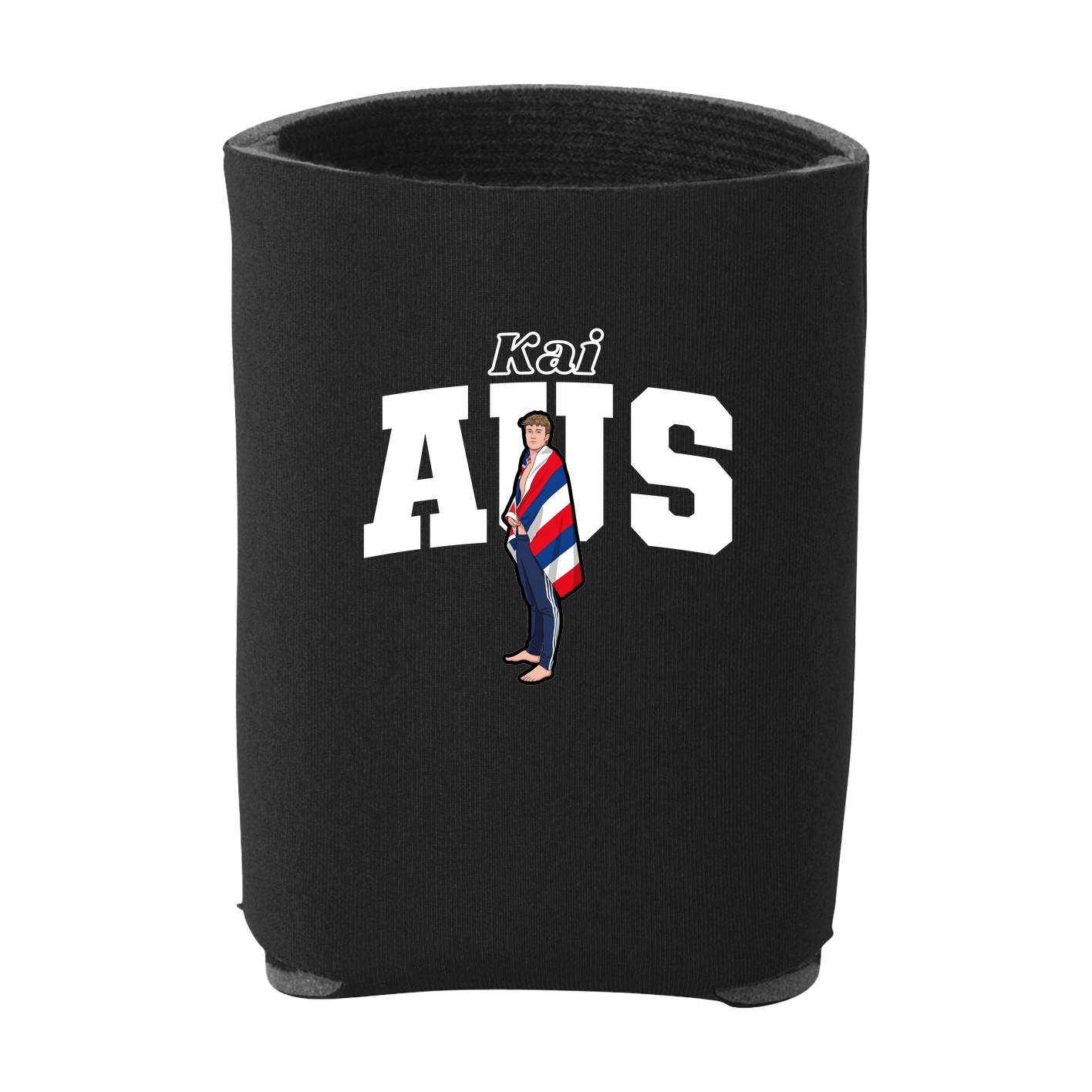 Can Holder — Name Arch in Black