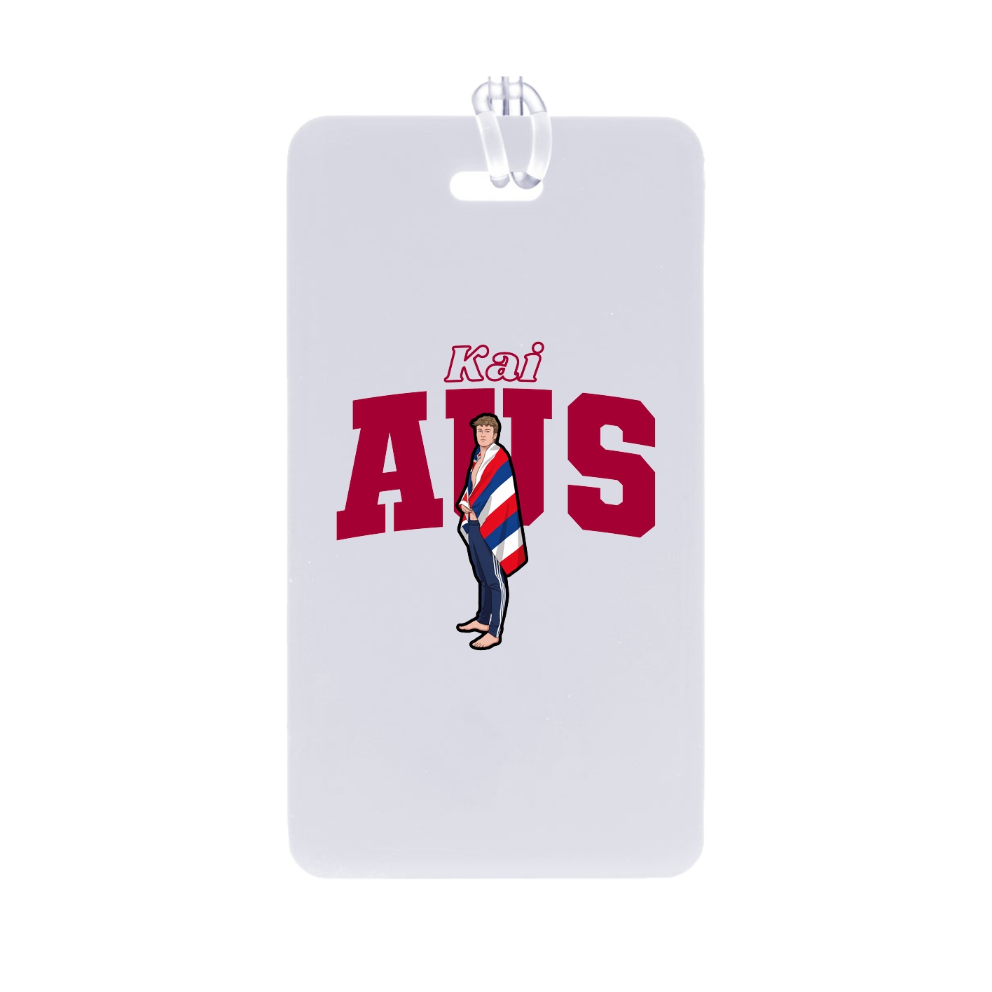 Bag Tag — Name Arch in Classic