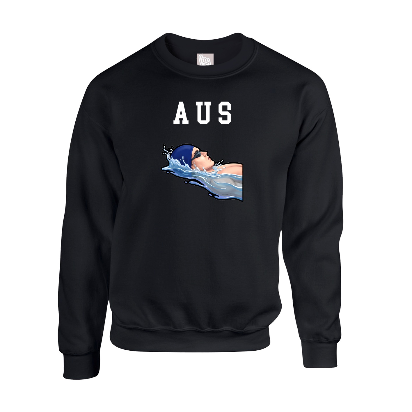 Fleece Crew — Shirsey in Black