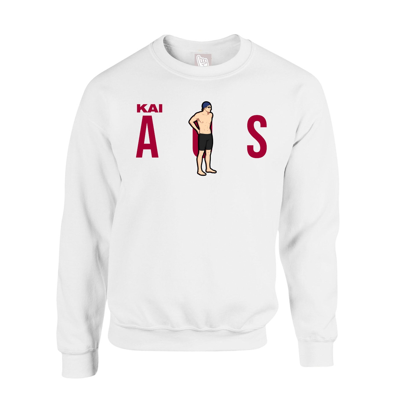 Fleece Crew — Player Name in White