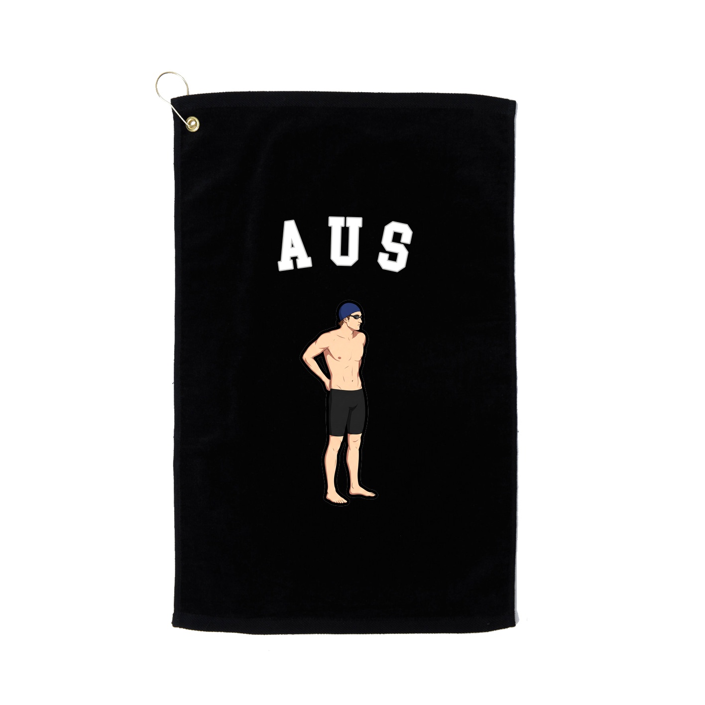 Golf Towel — Shirsey Arch in Black