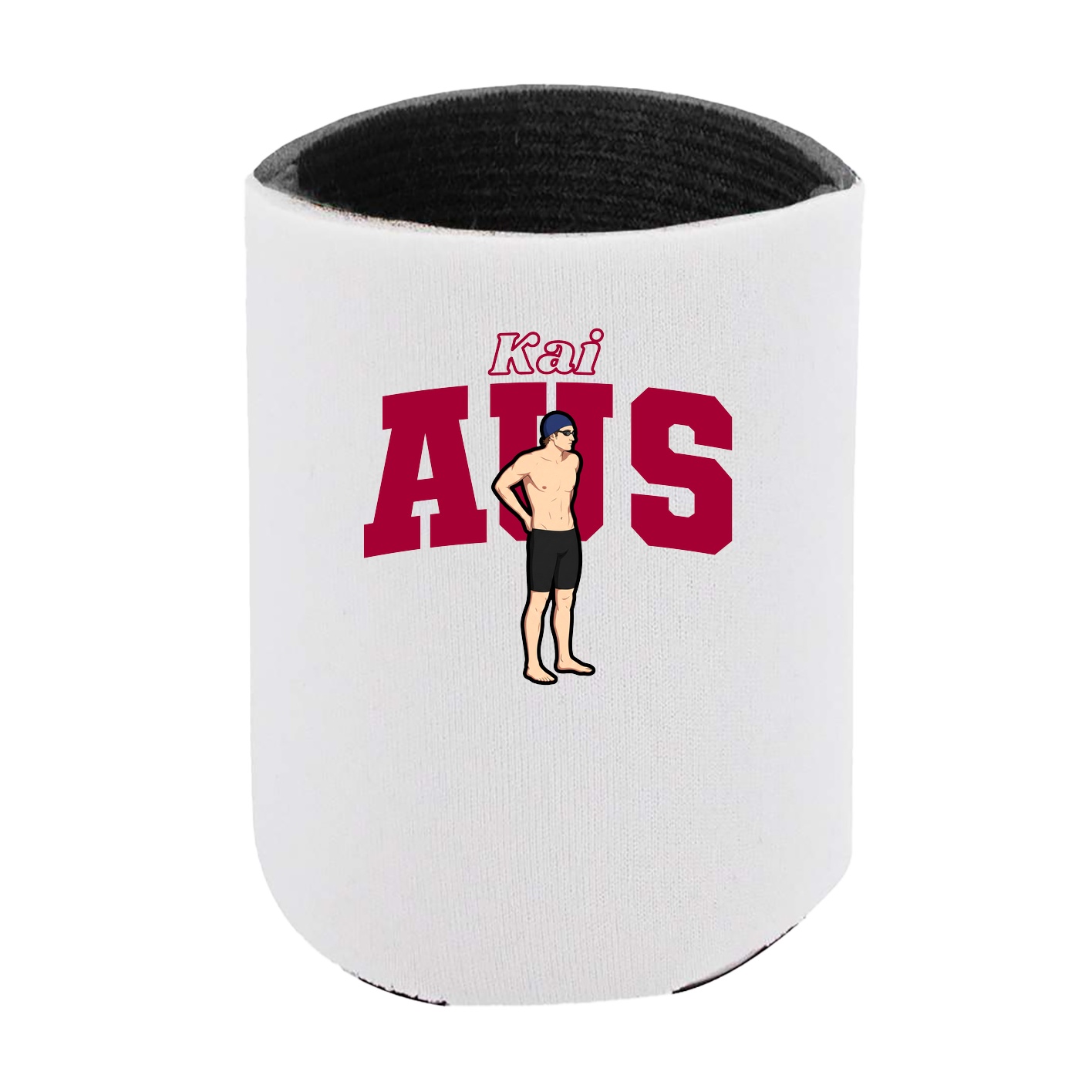 Can Holder — Name Arch in White