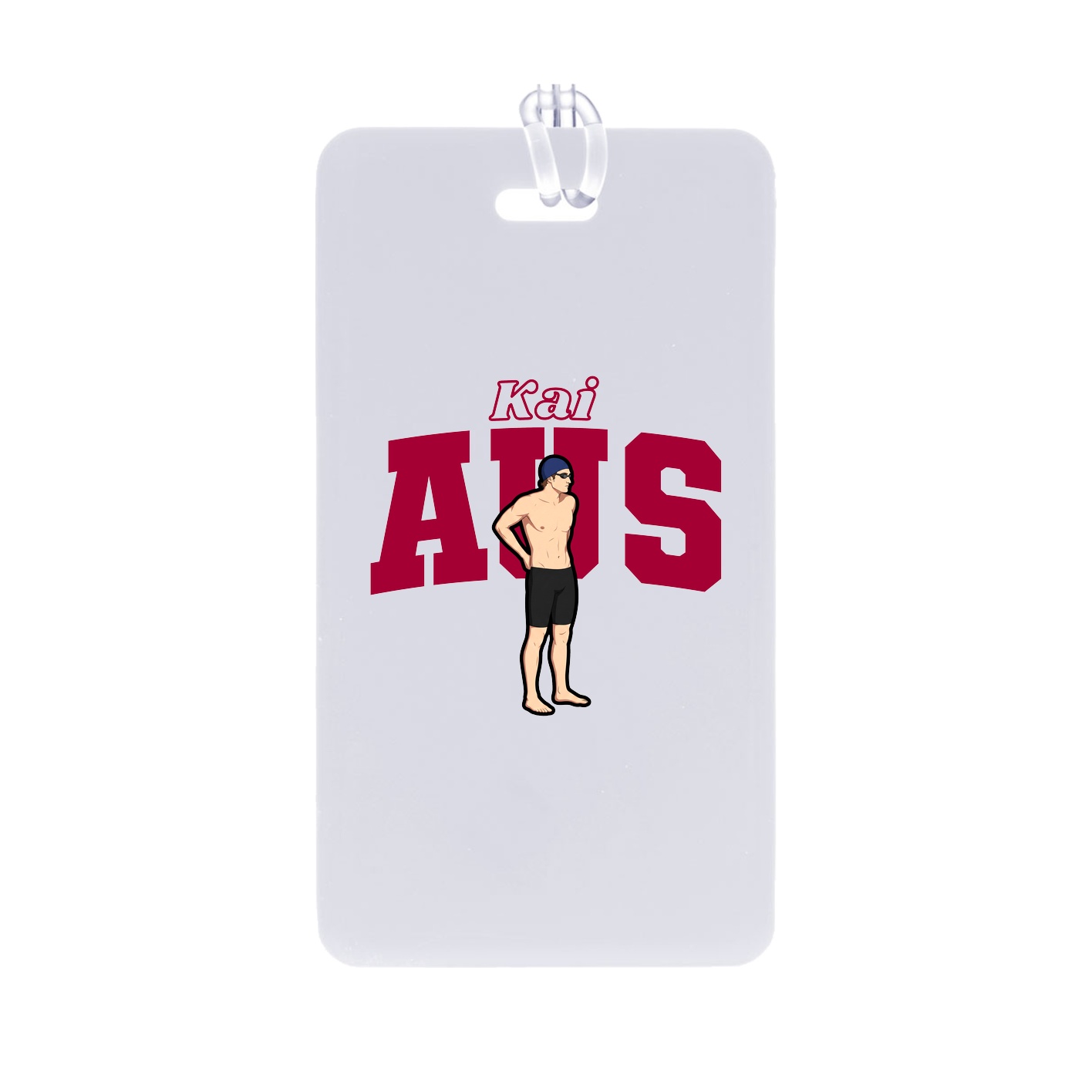 Bag Tag — Name Arch in Classic