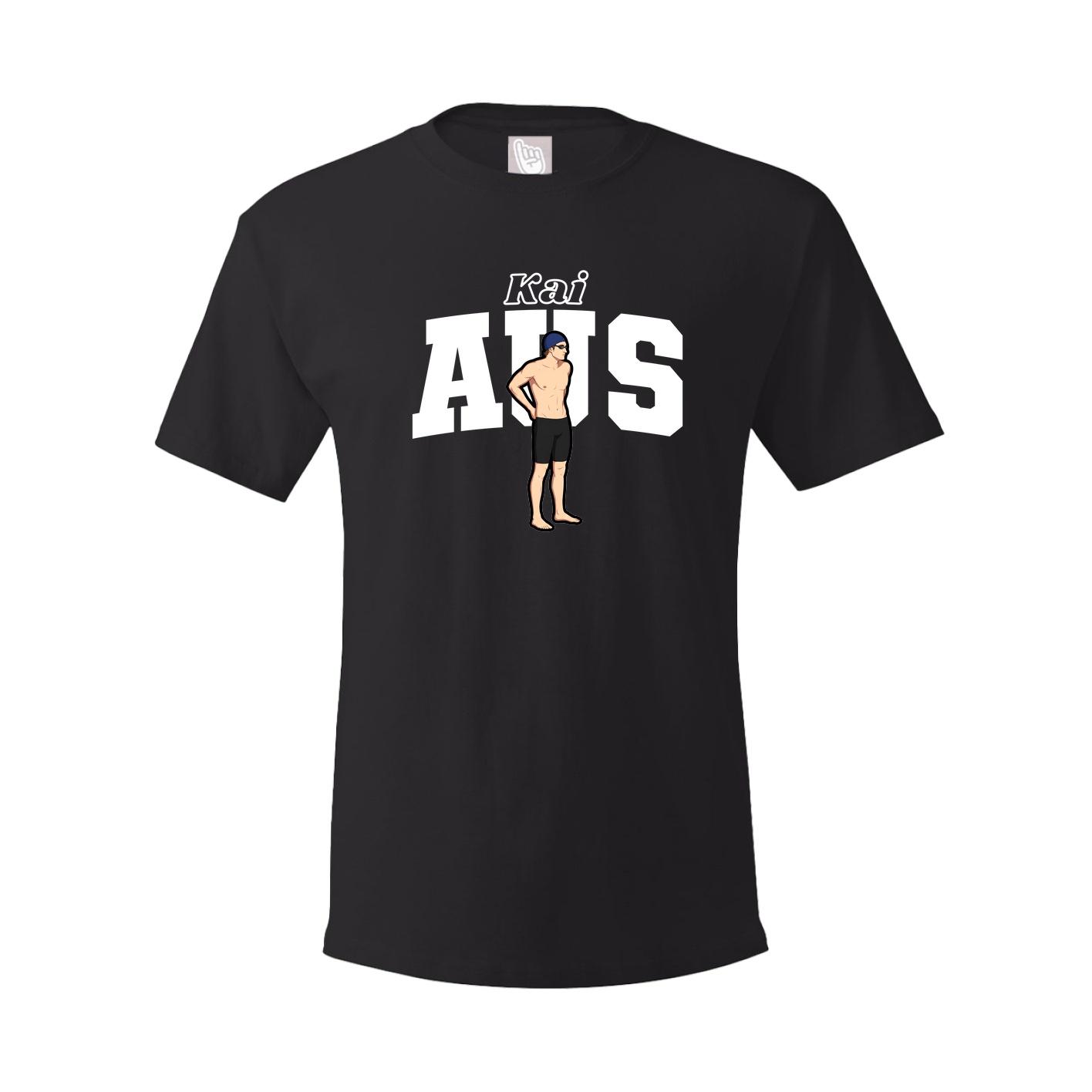 Youth Tee — Name Arch in Black