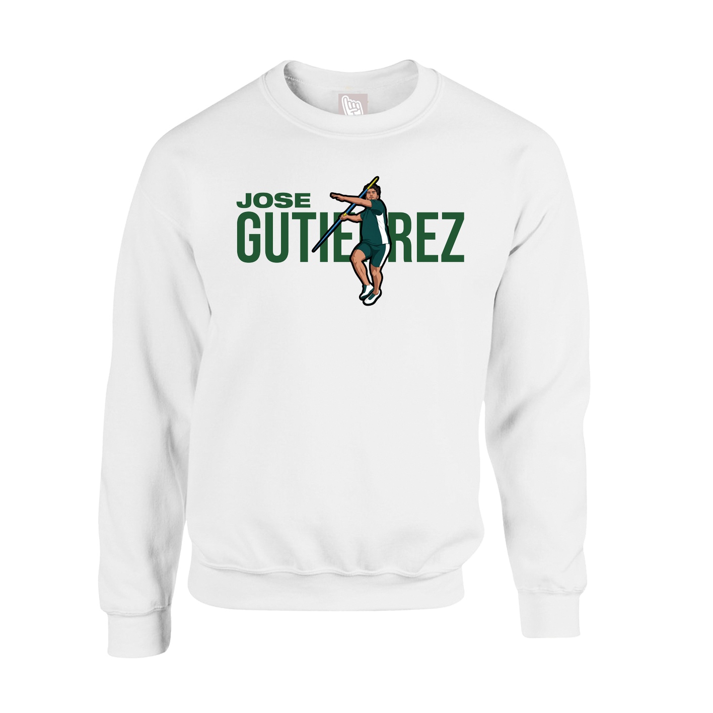Fleece Crew — Player Name in White