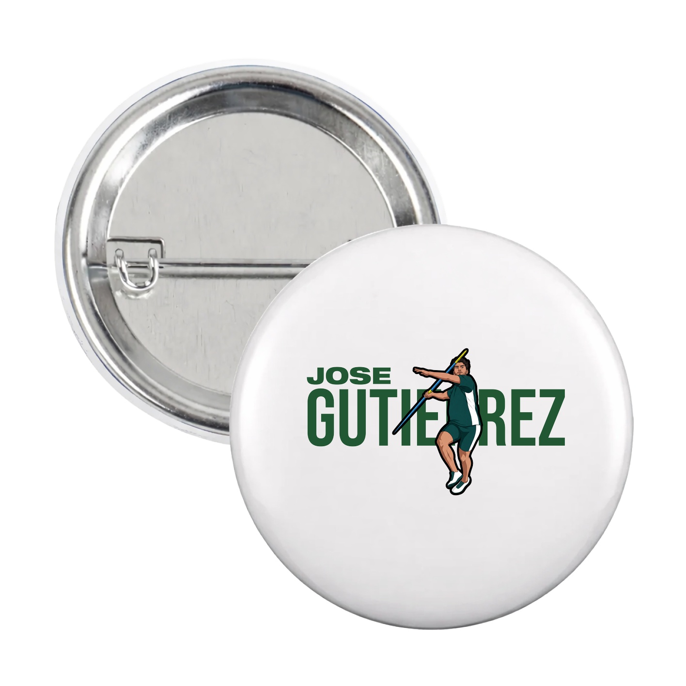 Game Day Button — Player Name in White