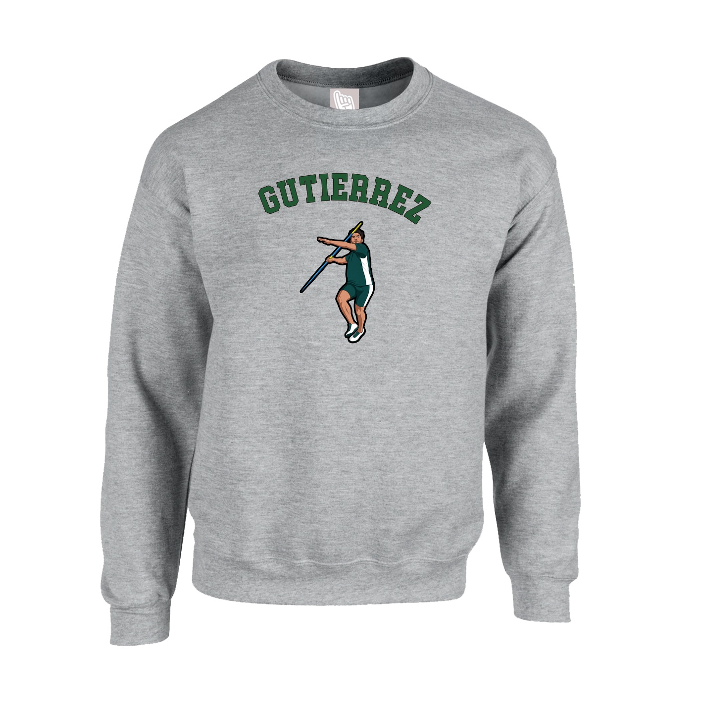Fleece Crew — Shirsey Arch in Grey