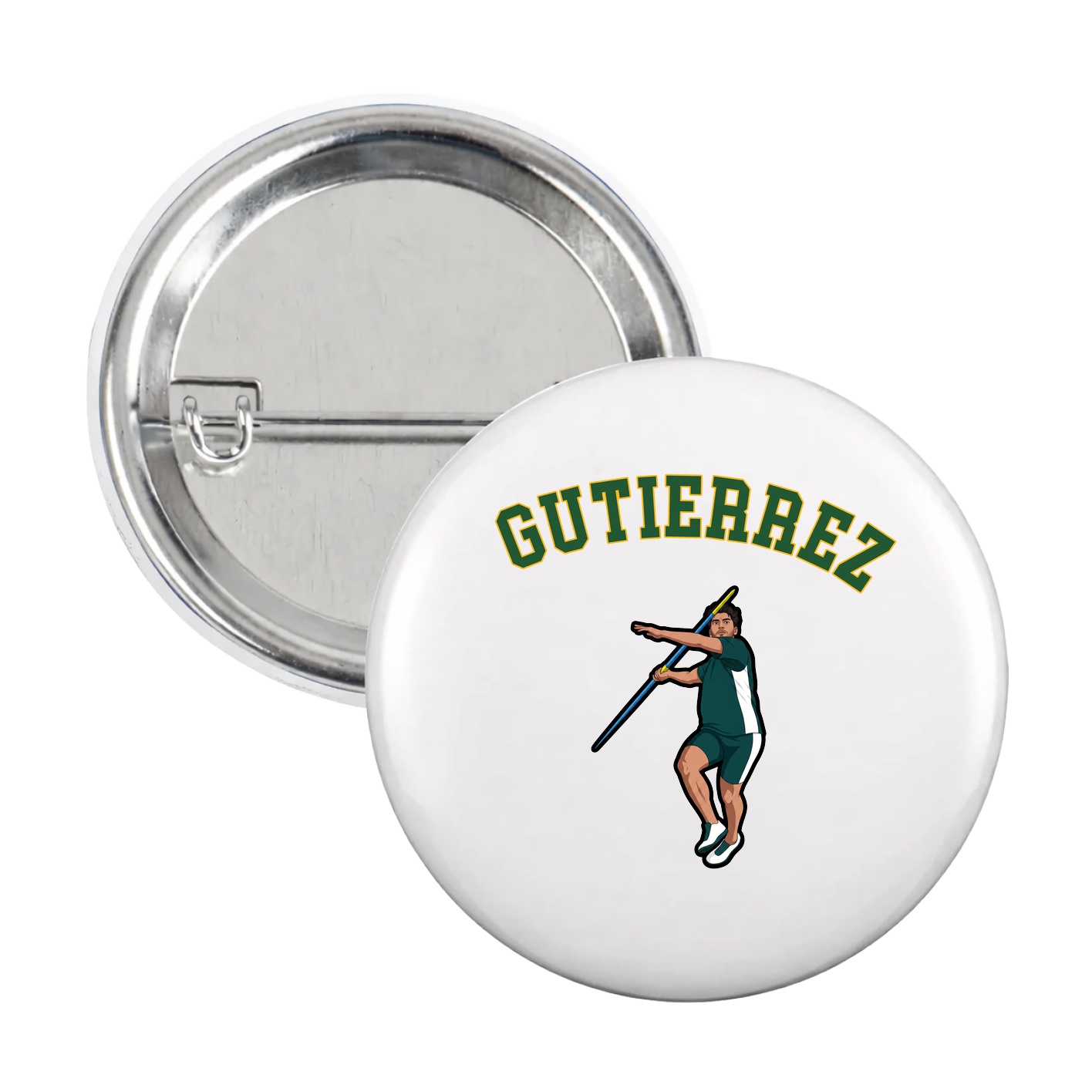 Game Day Button — Shirsey Arch in White