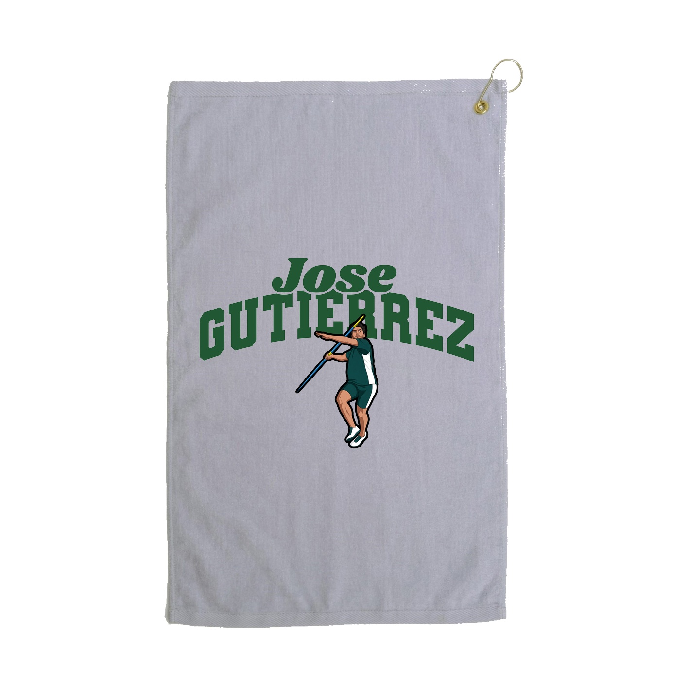 Golf Towel — Signature Arch in Grey