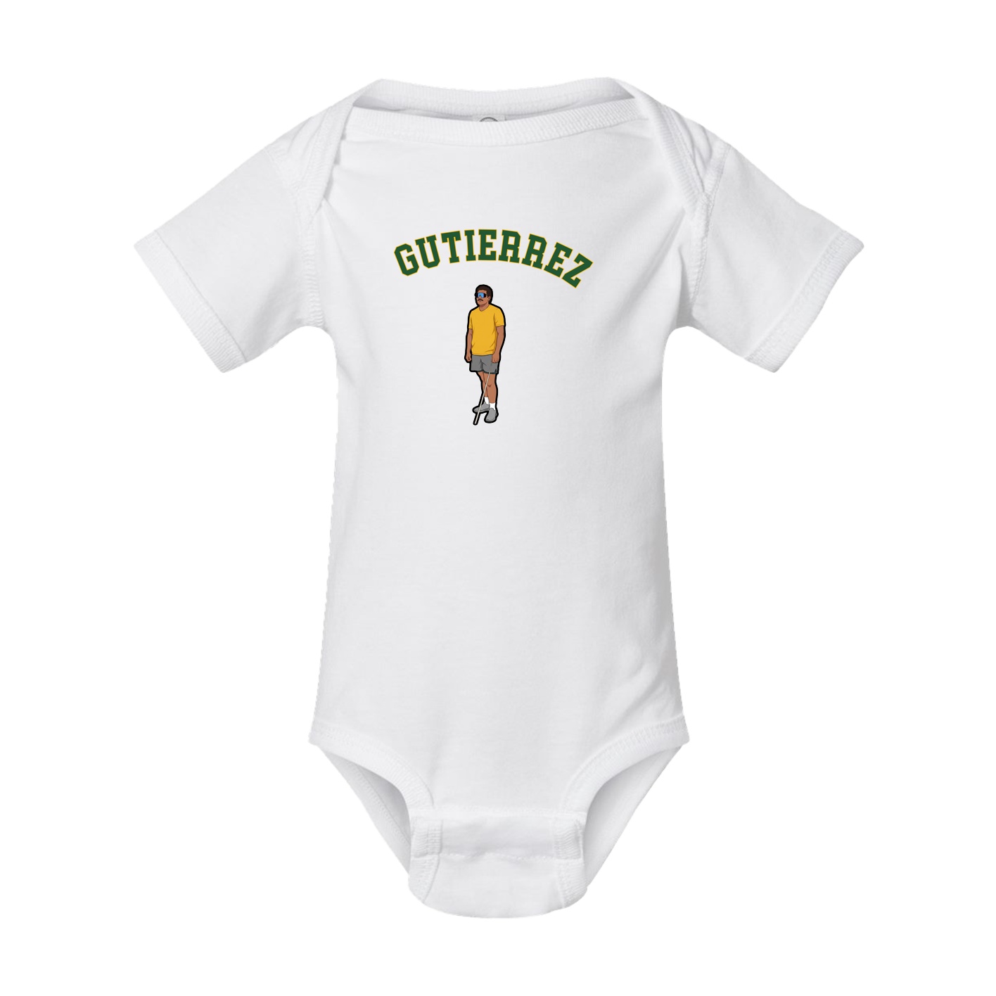 Baby Onesie — Shirsey Arch in White