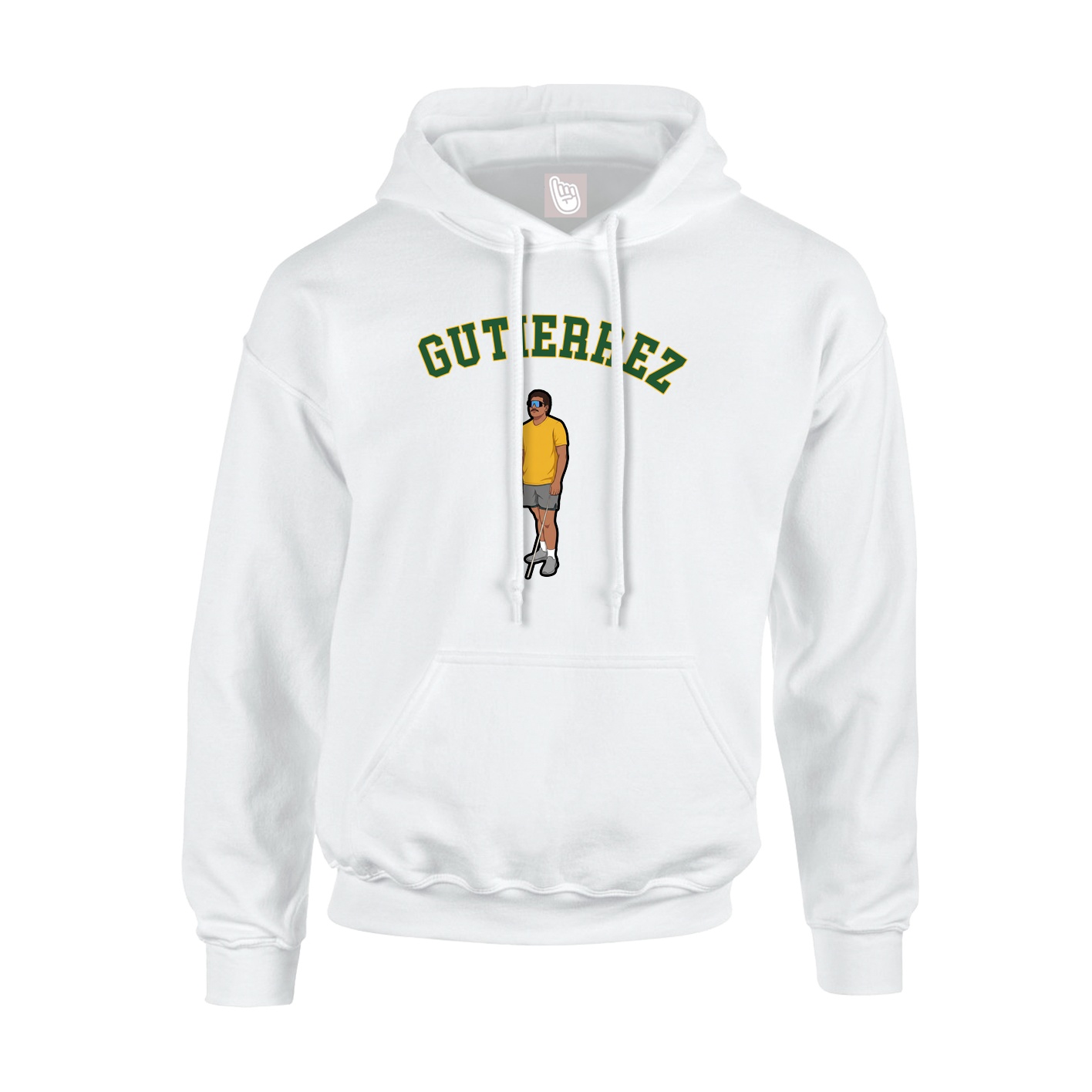Youth Hoodie — Shirsey Arch in White