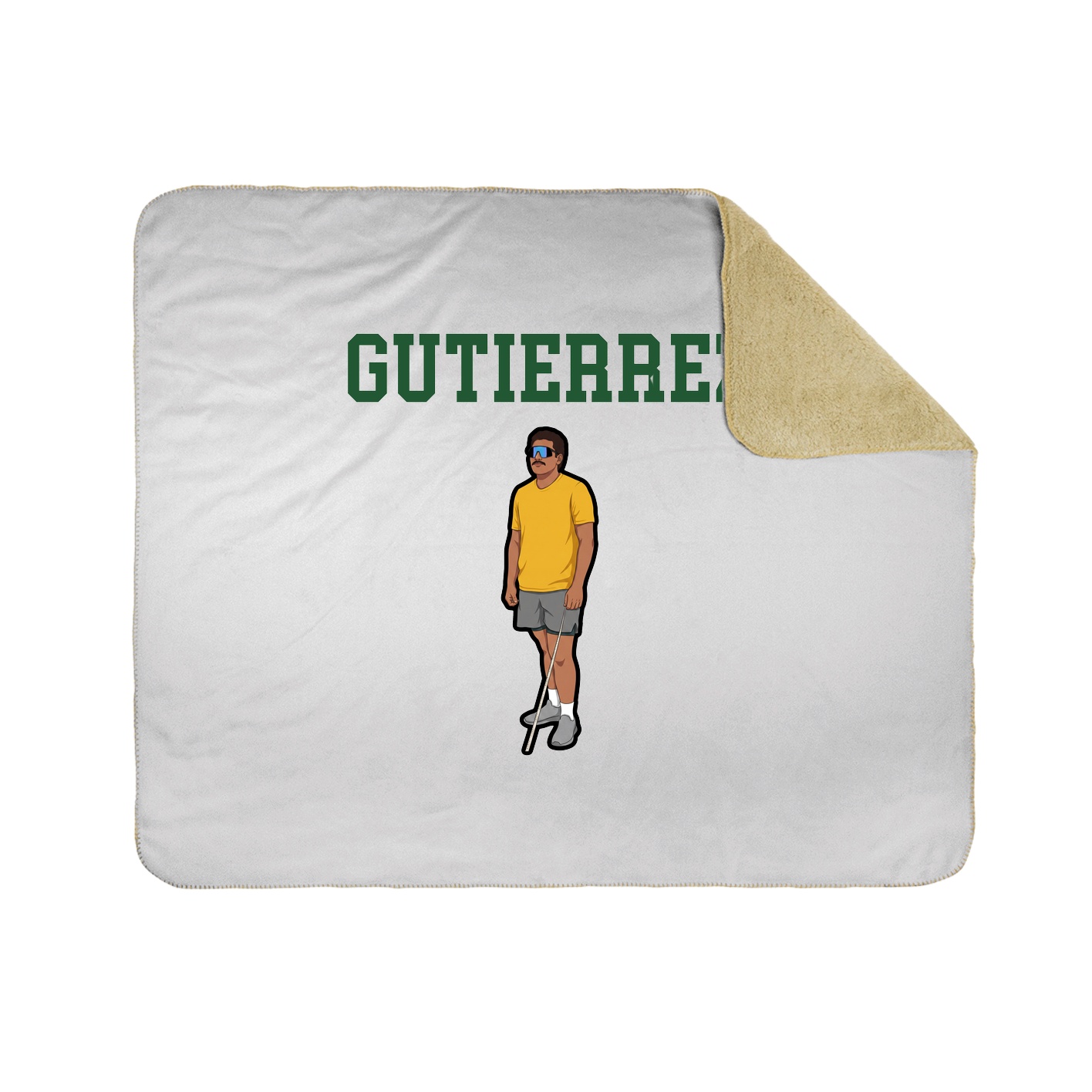 Throw Blanket — Shirsey in White