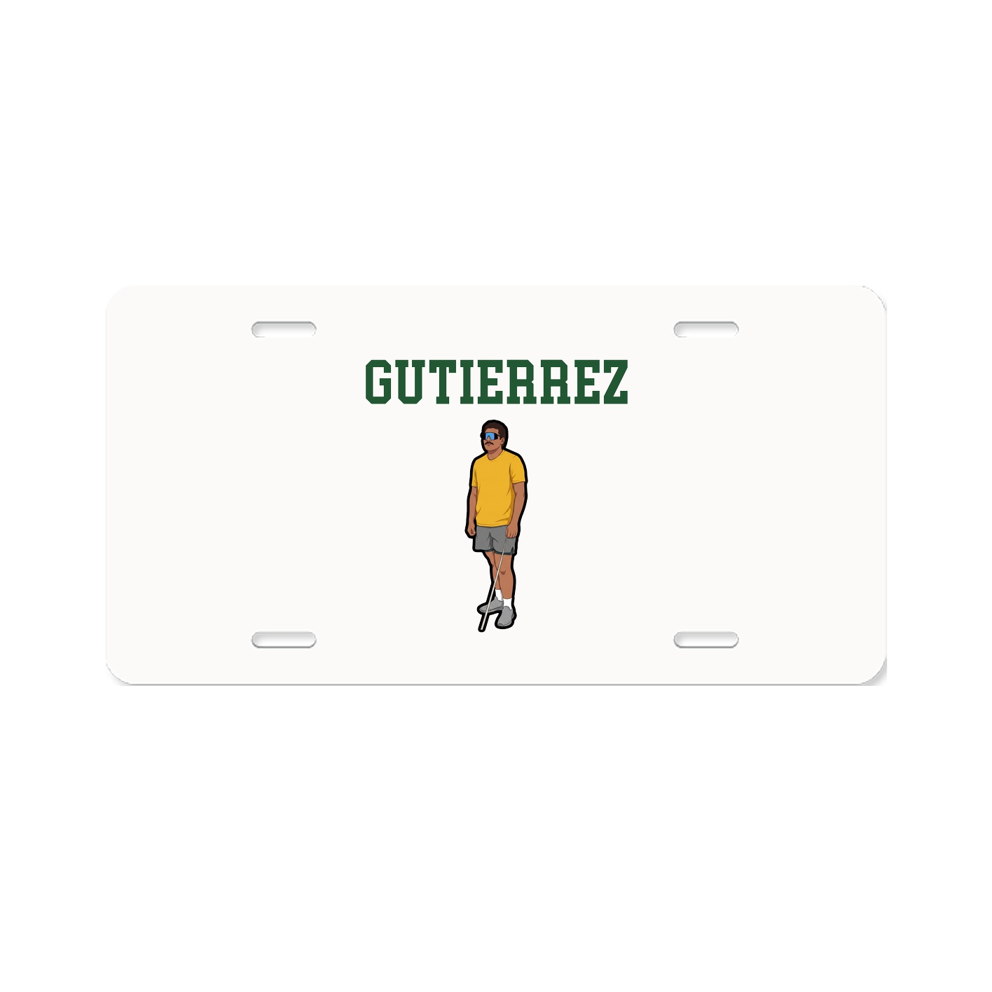 License Plate — Shirsey in Classic