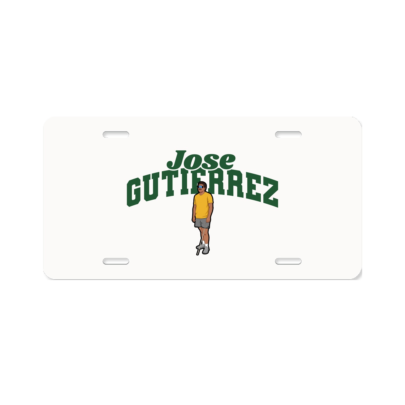 License Plate — Signature Arch in Classic