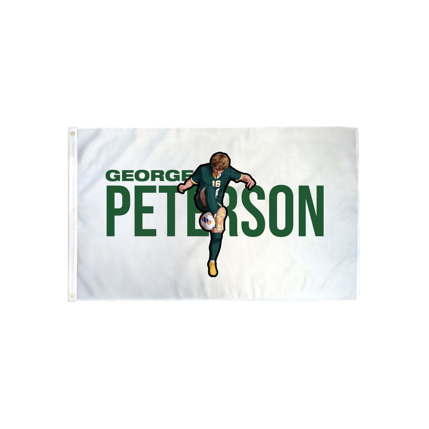 3x5 Flag — Player Name in Classic