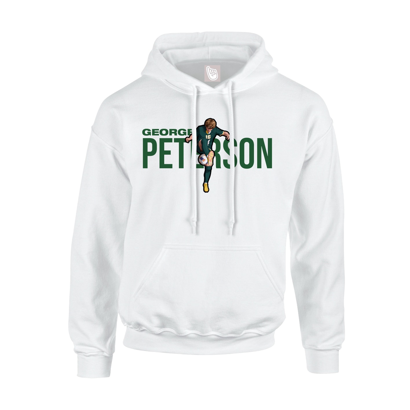 Hoodie — Player Name in White