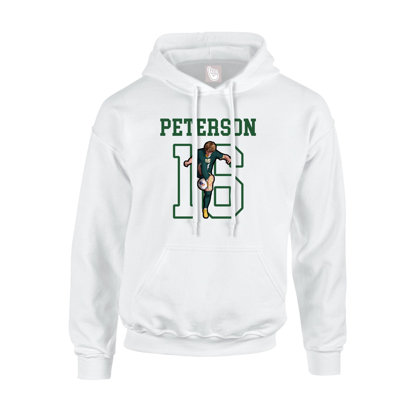 Youth Hoodie — Shirsey in White