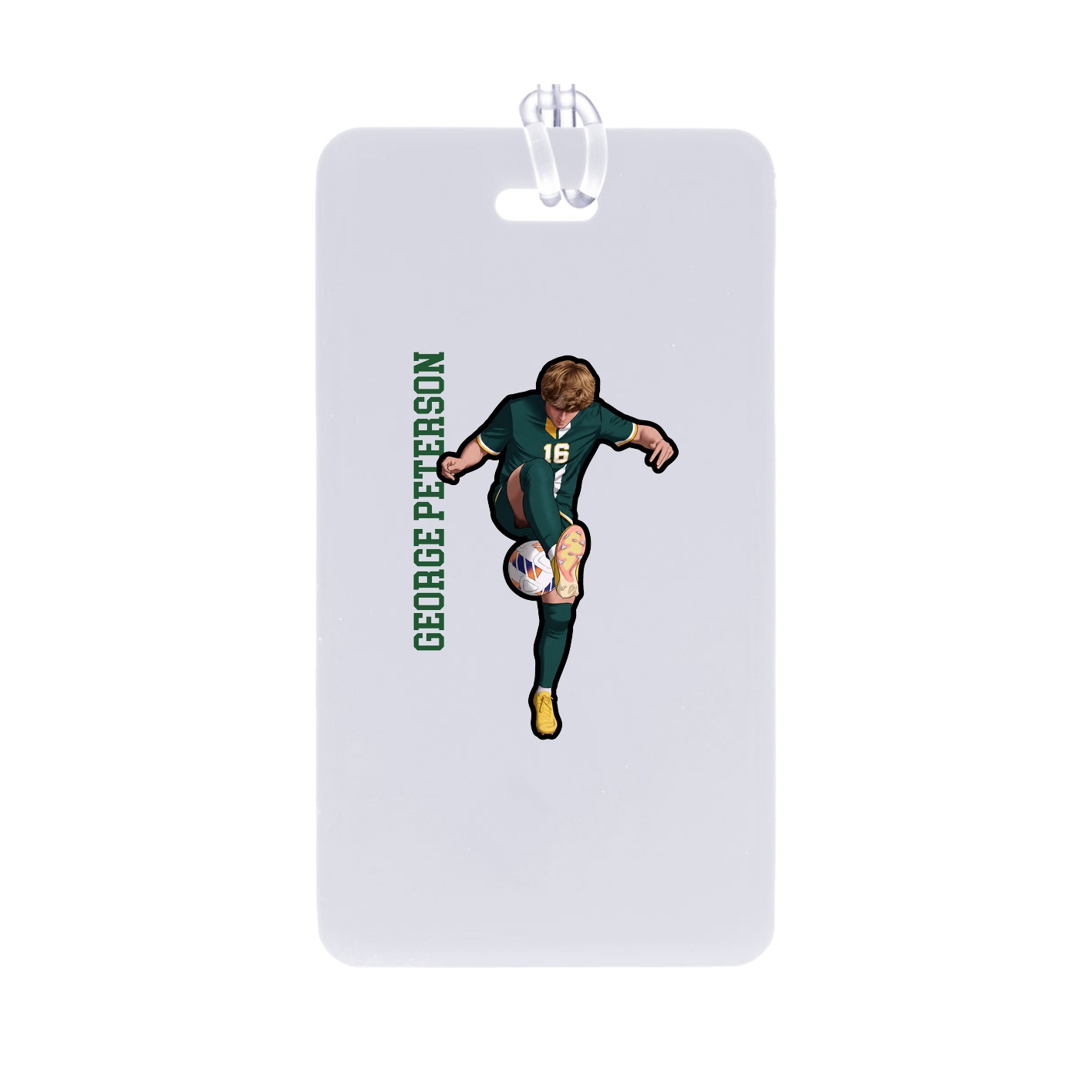 Bag Tag — Name Vertical in Classic