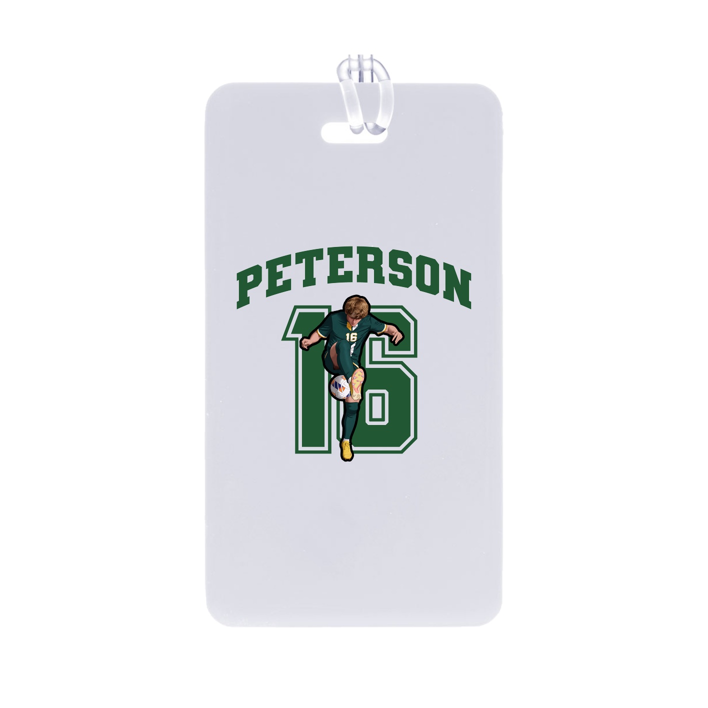 Bag Tag — Number in Classic