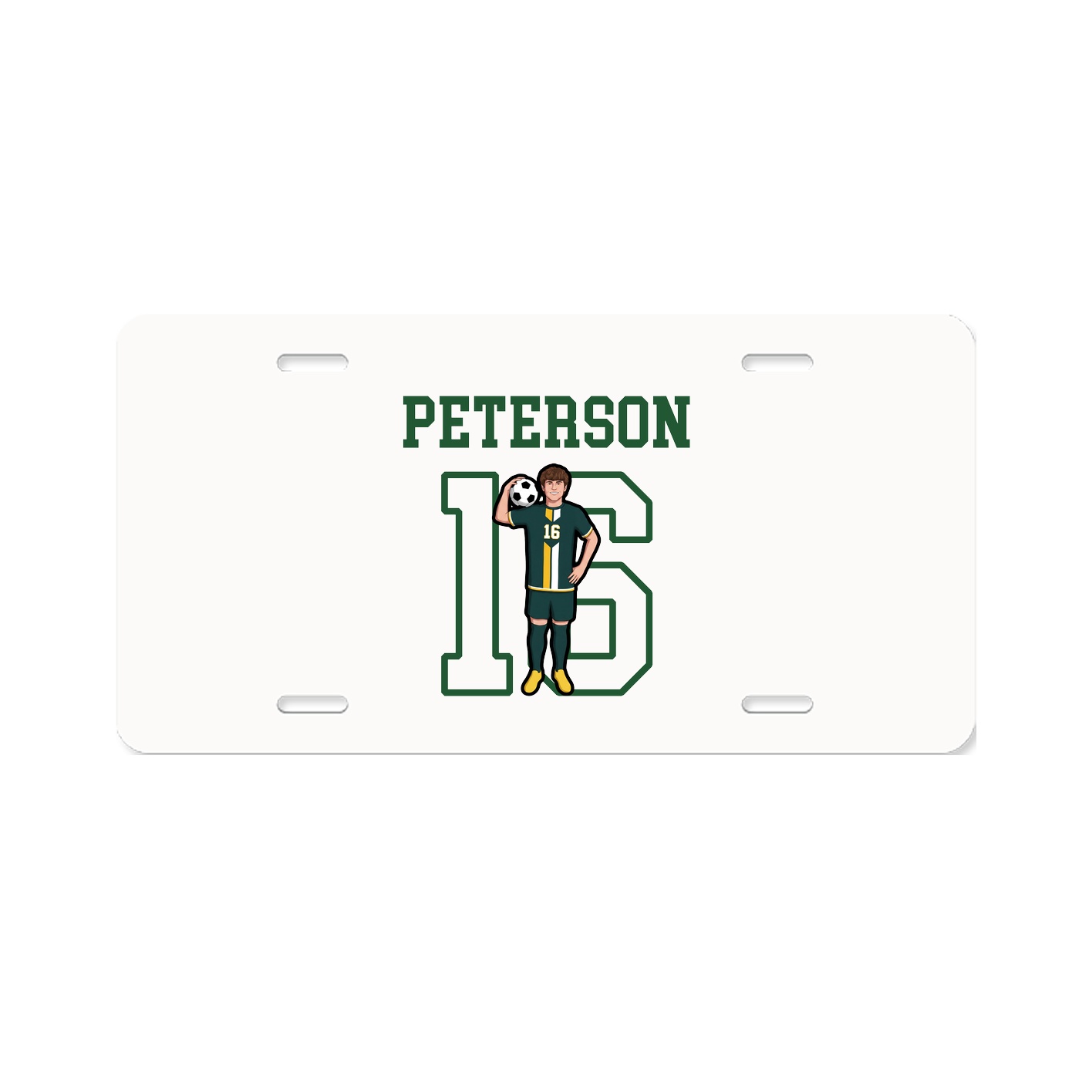 License Plate — Shirsey in Classic