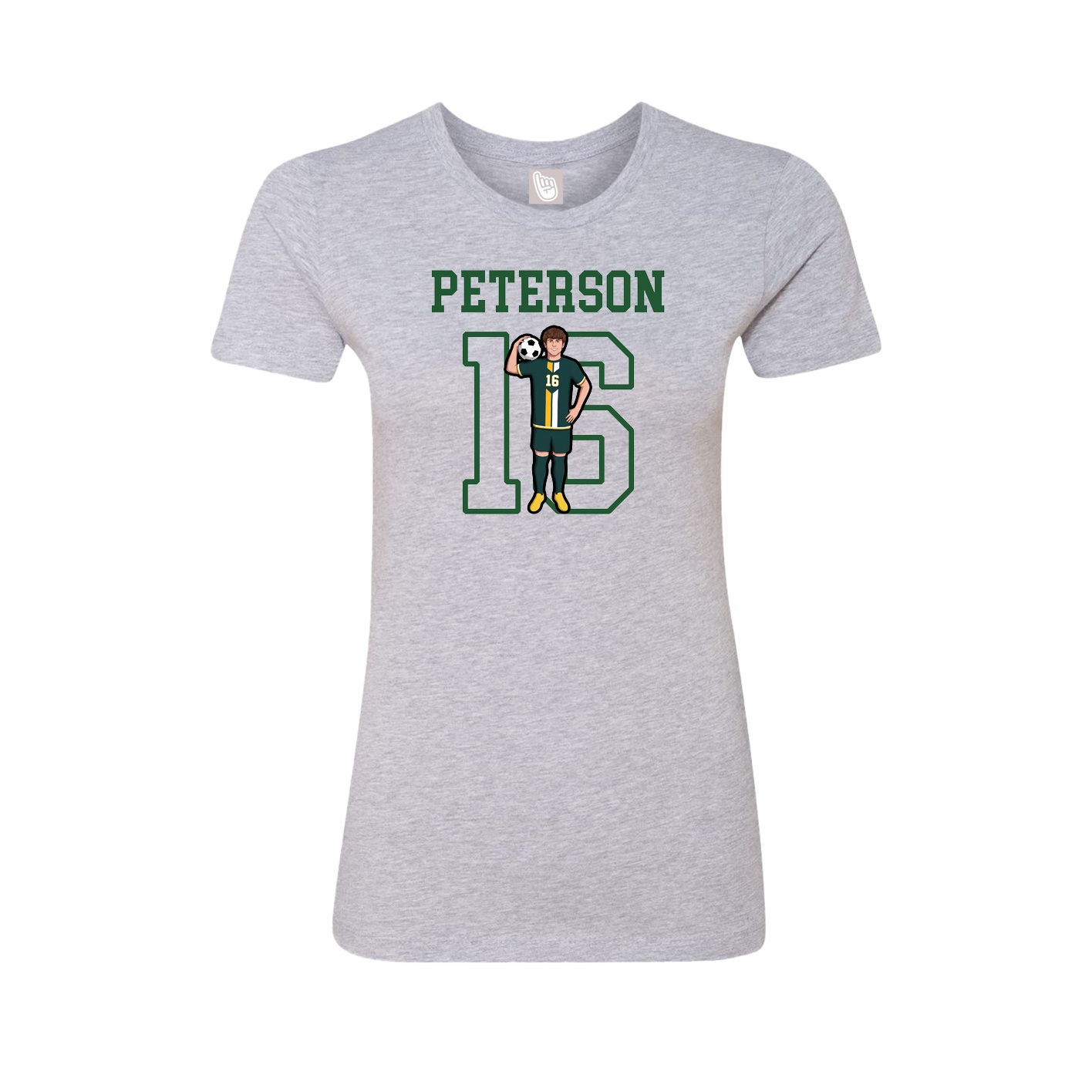 Fitted Women's Tee — Shirsey in Grey