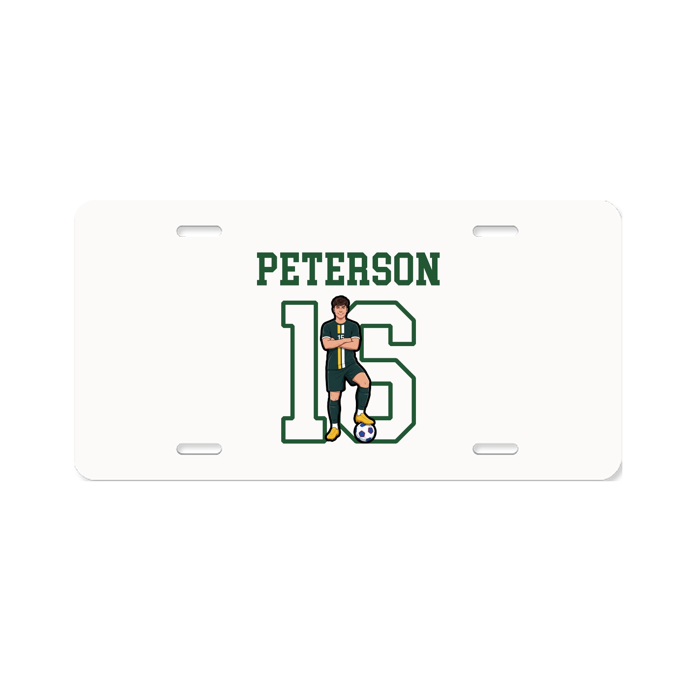 License Plate — Shirsey in Classic