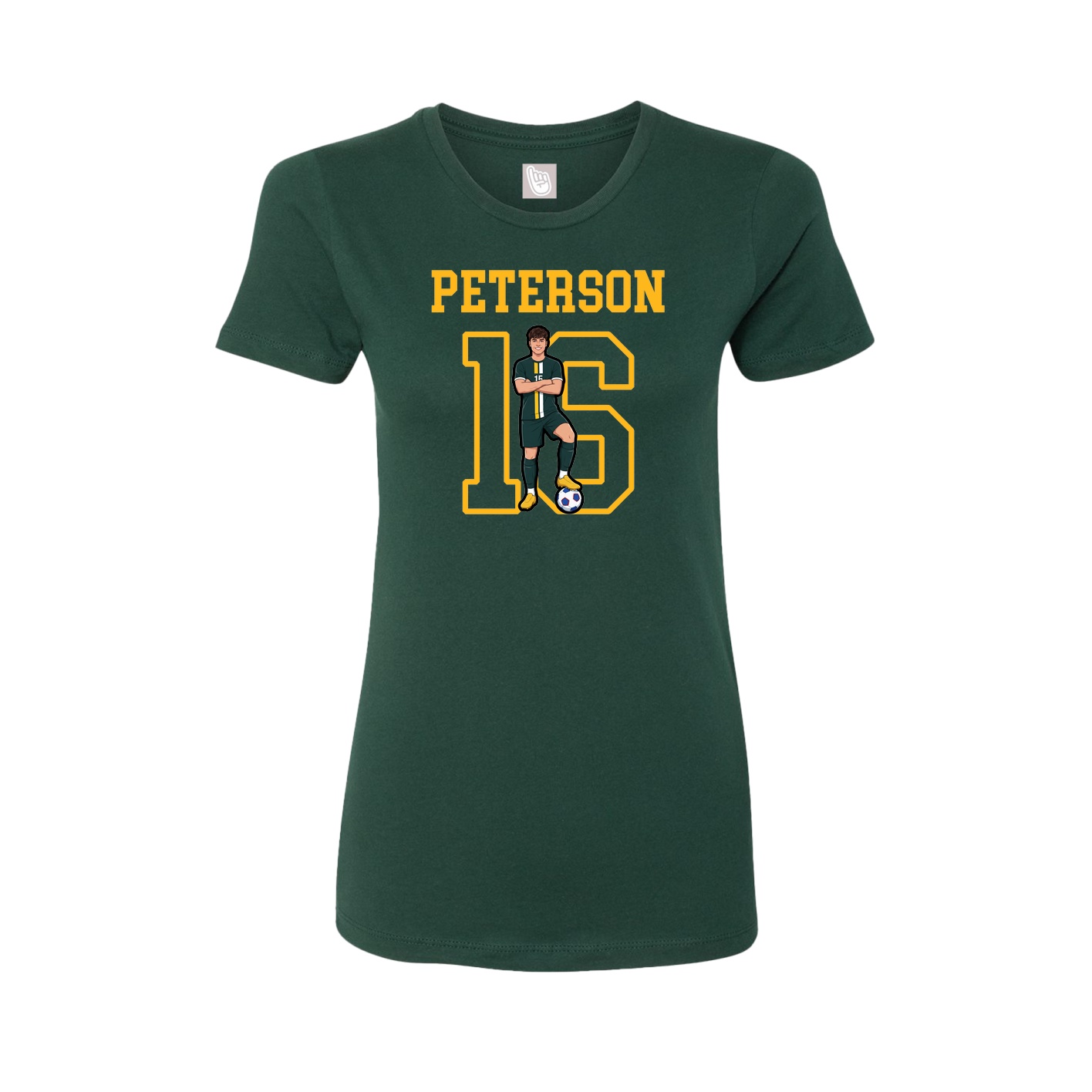 Fitted Women's Tee — Shirsey in Green