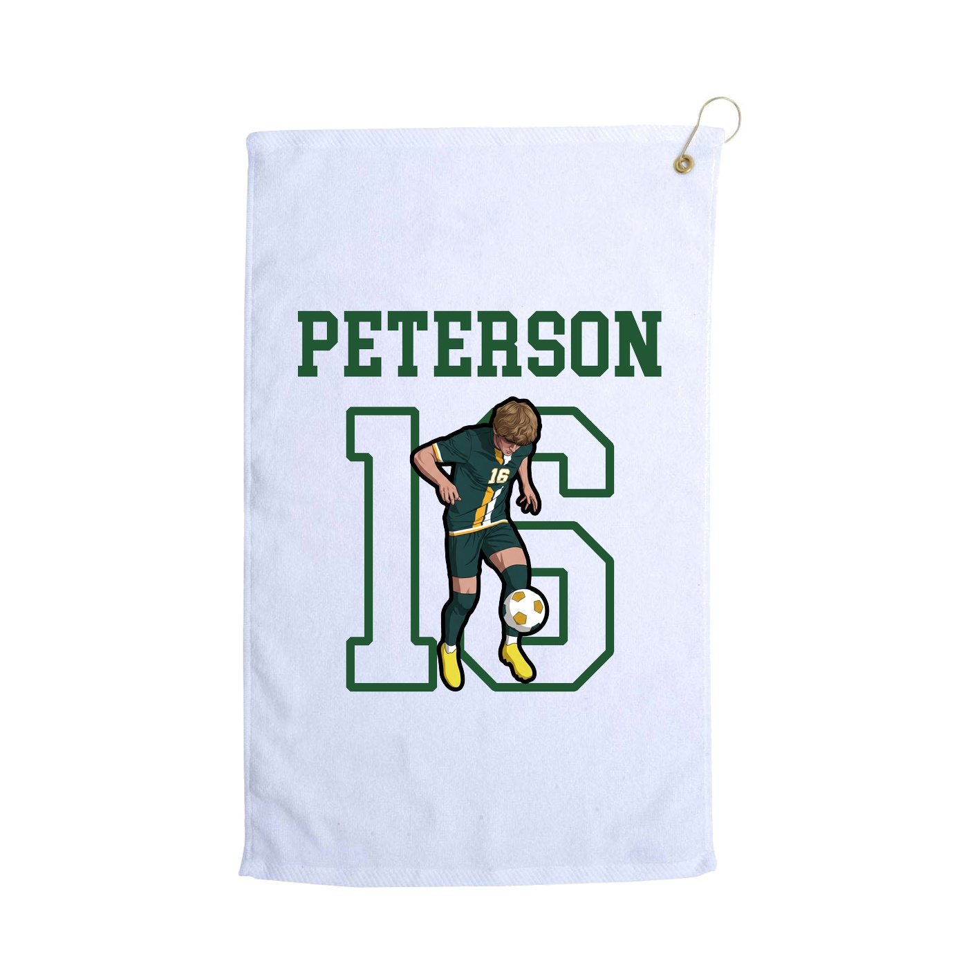 Golf Towel — Shirsey in White