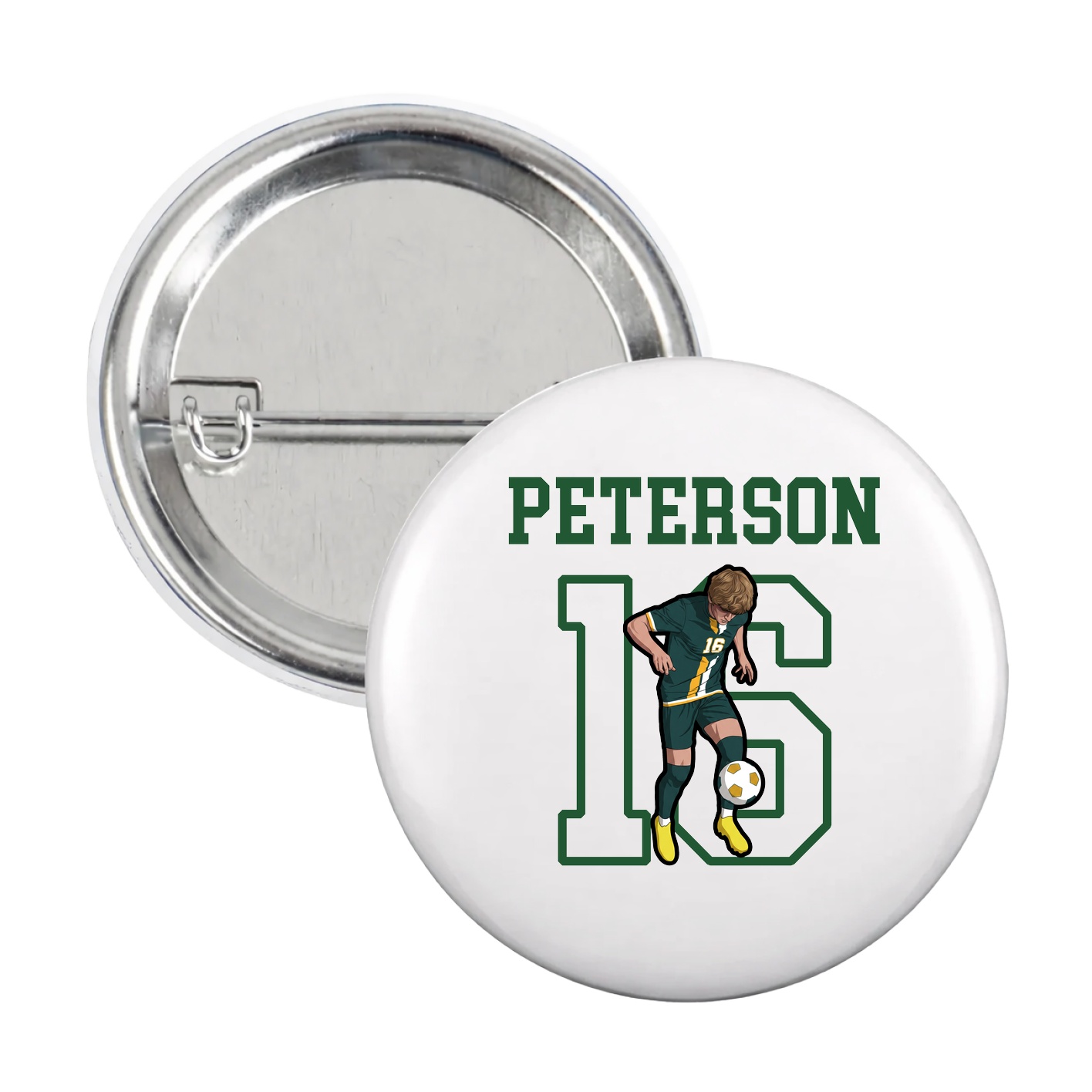 Game Day Button — Shirsey in White