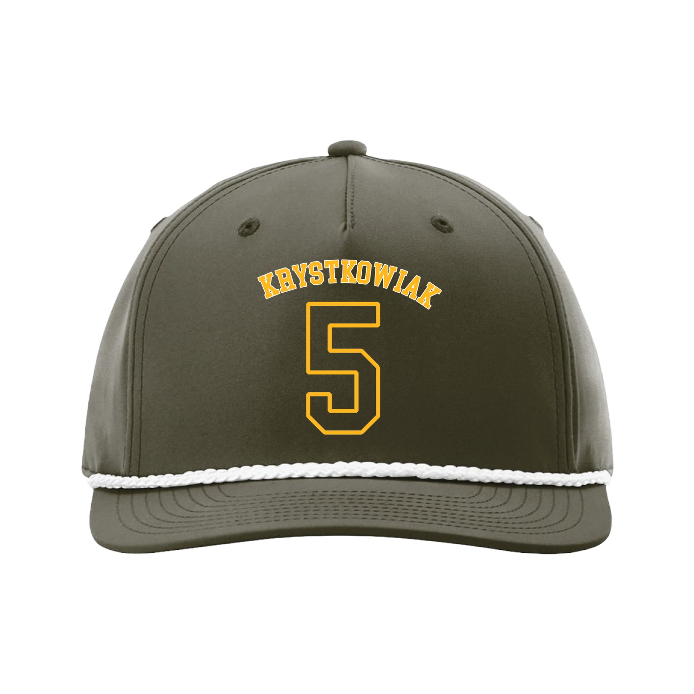 Five-Panel Classic Rope Cap — Shirsey Arch in Green